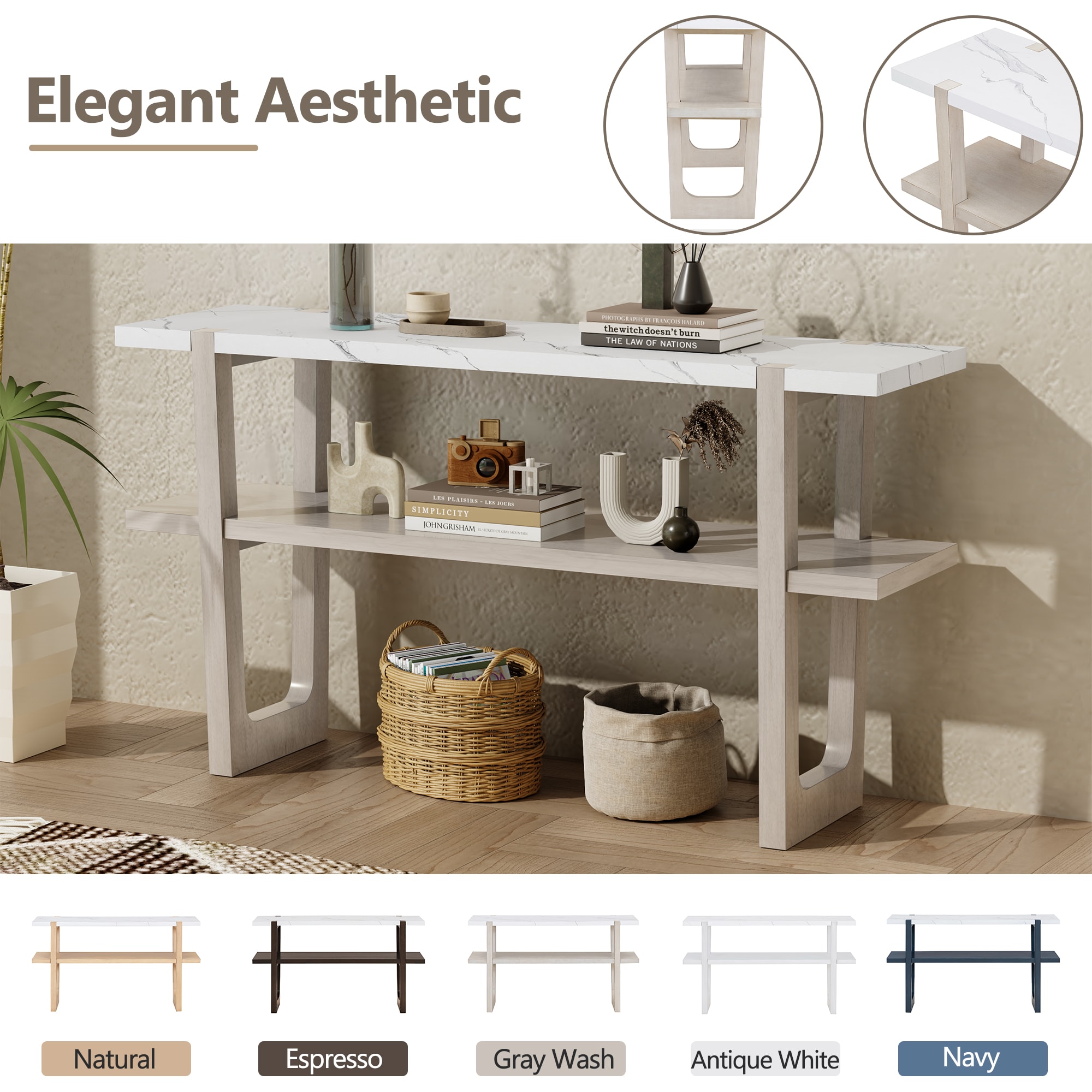 ModernLuxe N715P196906E Console-Sofa-Tables - View #4