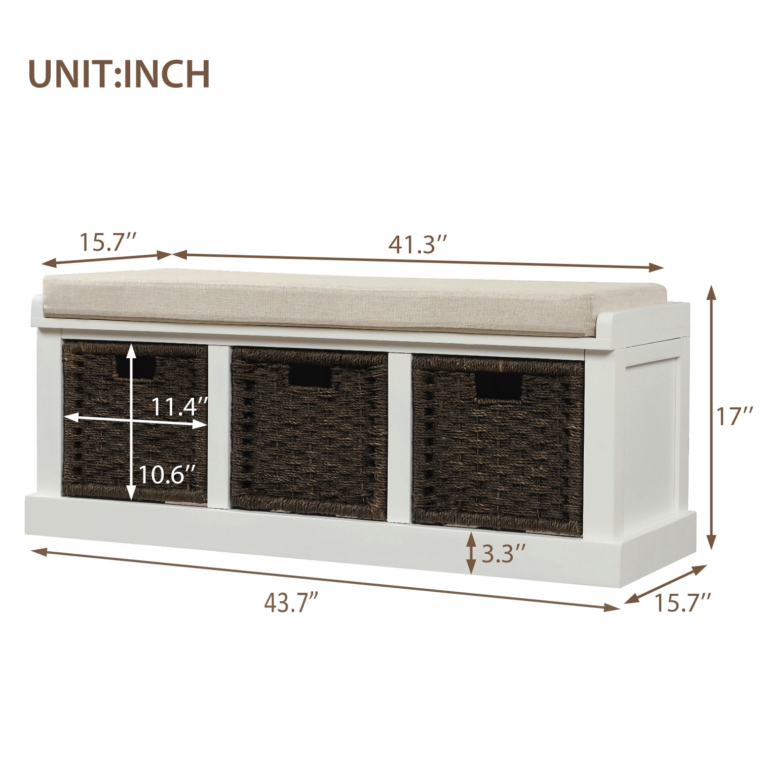 Clihome TRXCH-193443-2AK bench - View #4