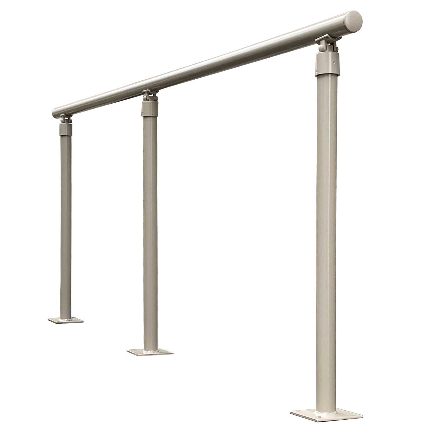 Handrail With Posts Brown Interior Railings & Stair Parts At Lowes.com