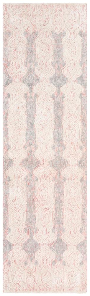 Safavieh GLM536U-28 Glamour Lumi 2 x 8 (ft) Tufted Synthetic Light Pink/Ivory Rectangular Indoor Abstract Farmhouse/Cottage Runner rug