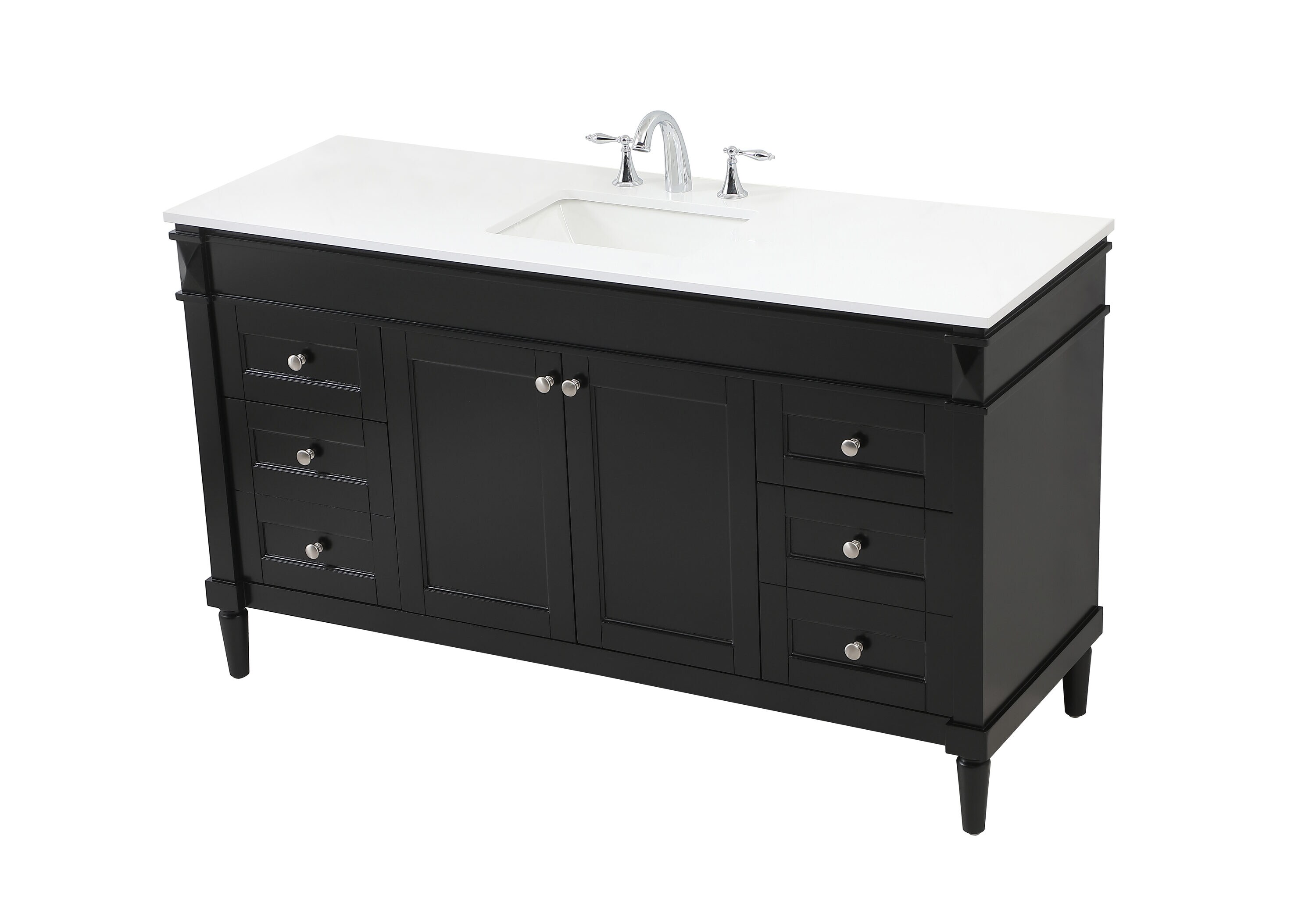 Elegant Decor HF95580BK Bath-Vanity-Combo - View #4