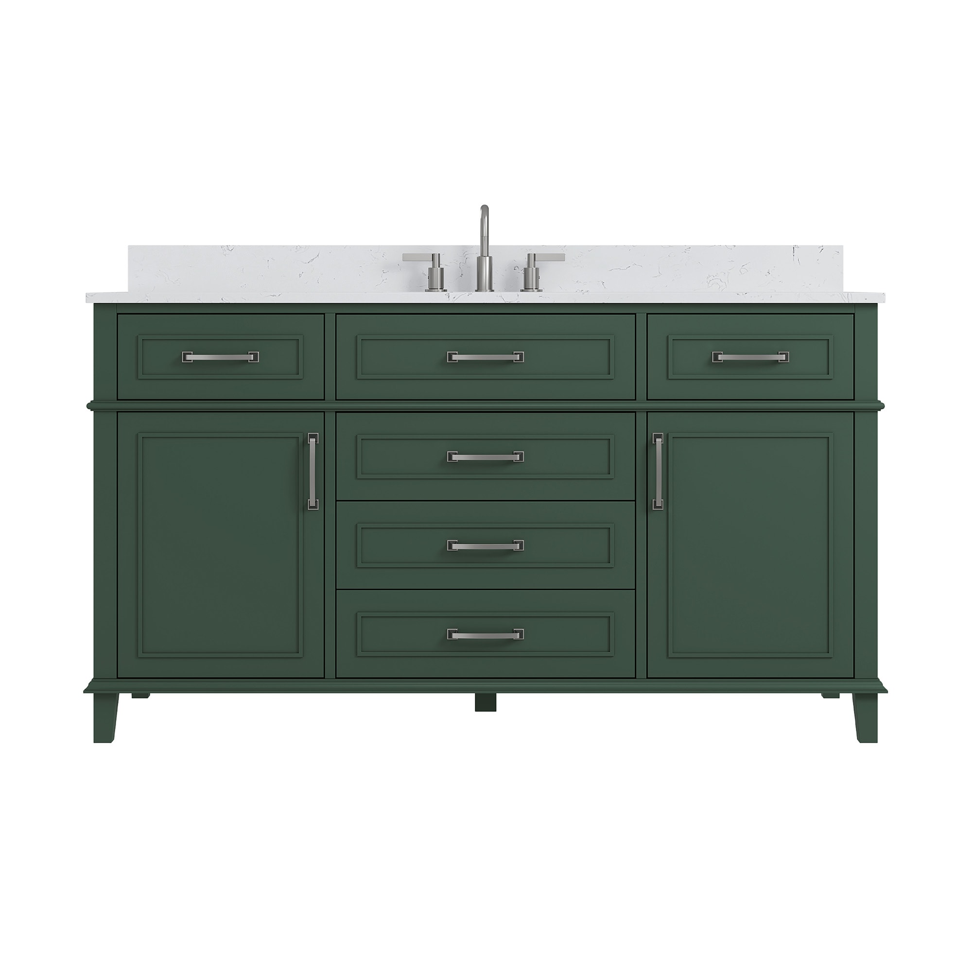 DELUXE LIVING V24026-60SG Bath-Vanity-Combo - View #2