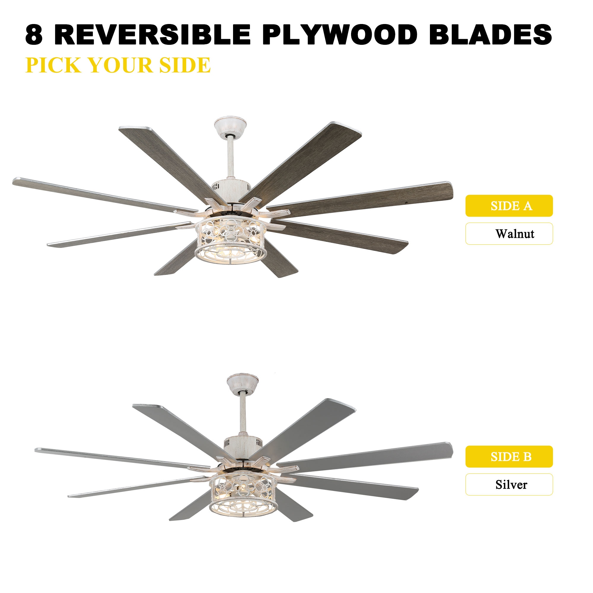 Oaks Decor DC7201-W Ceiling-Fans - View #11