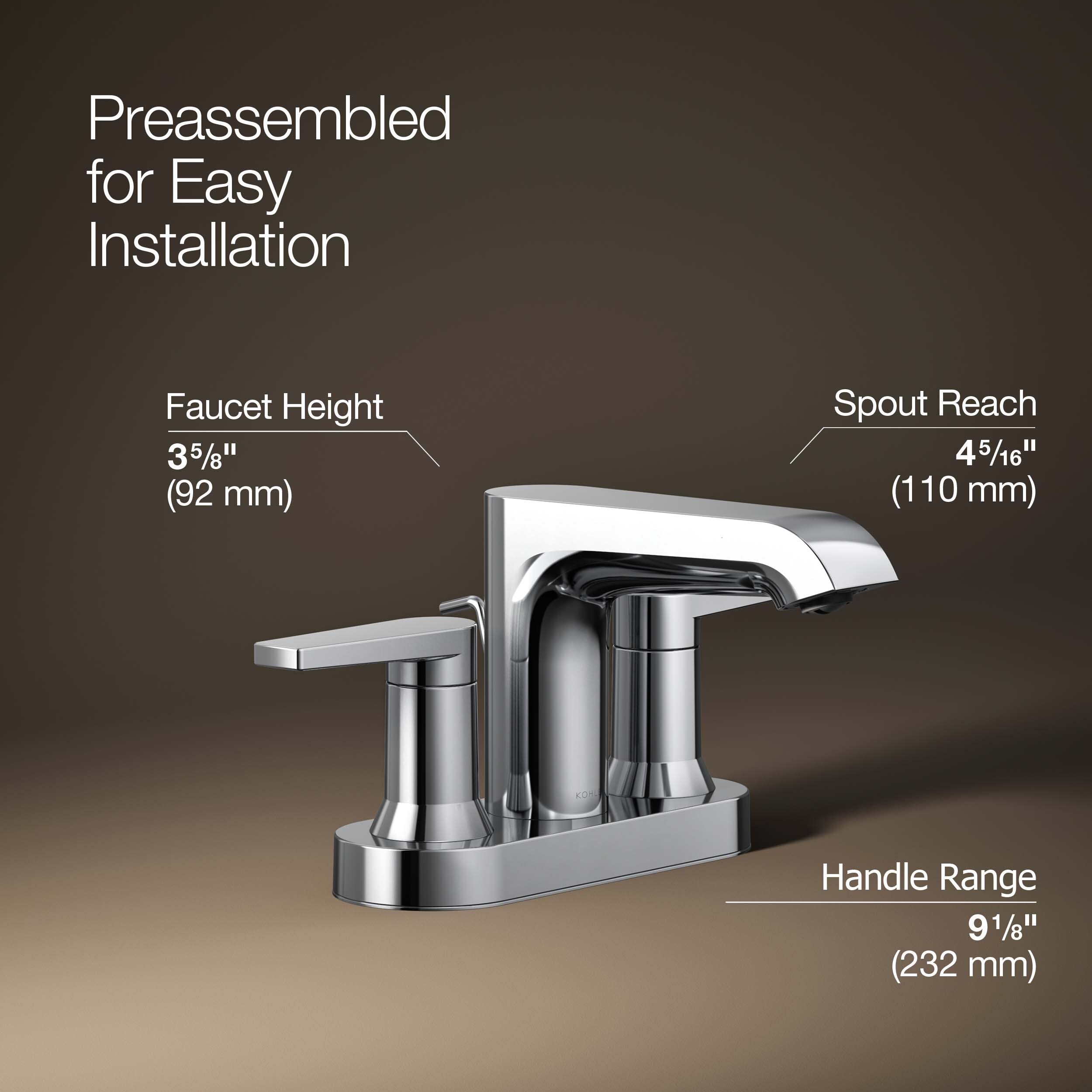 KOHLER K-97094-4-CP Lavatory-Faucets - View #4