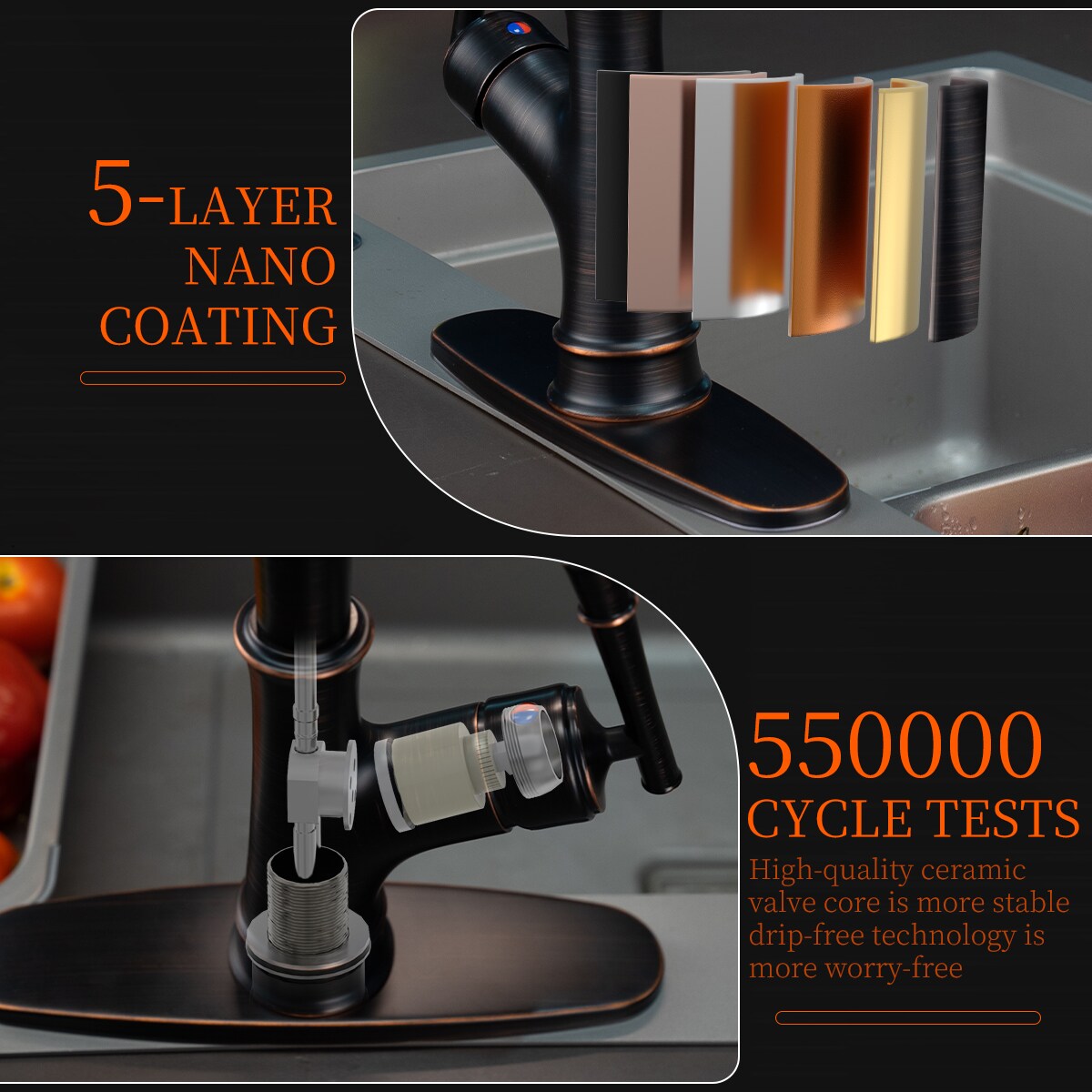APPASO APS1315-ORB Kitchen-Faucets - View #5