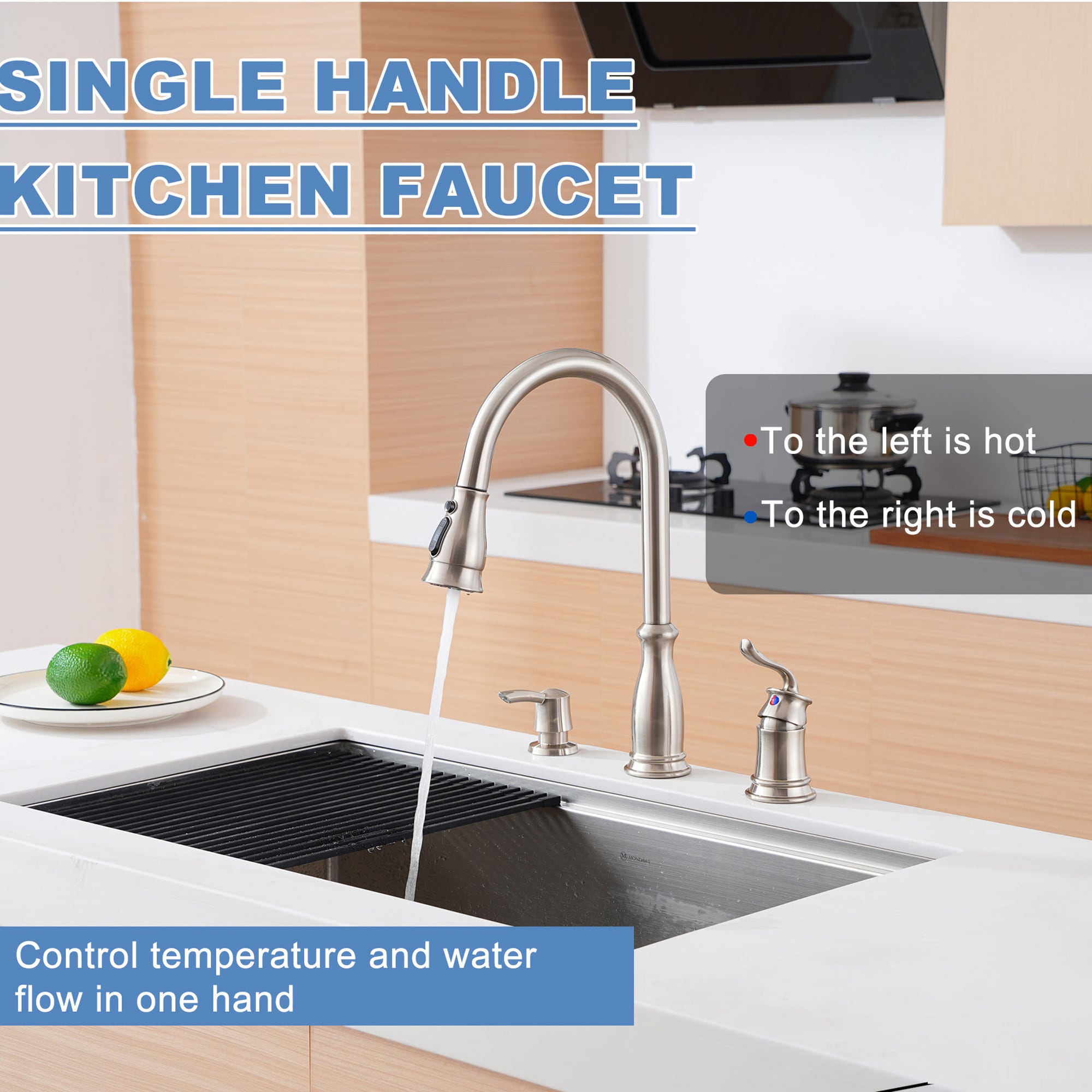 Clihome CL-MS365-1-CH Kitchen-Faucets - View #7