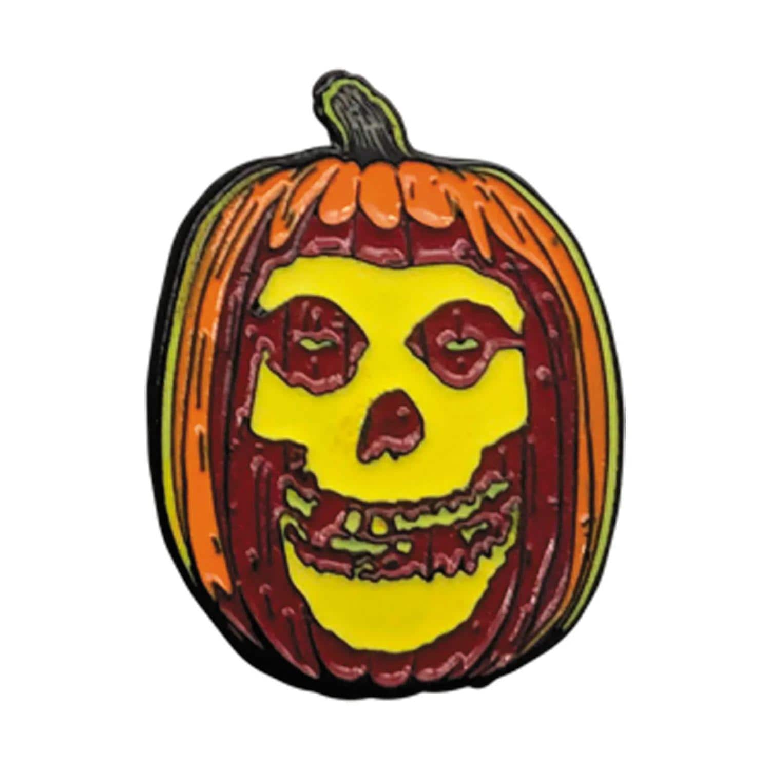 Trick or Treat Studios MASFCM101 1 3/4 Misfits Remember Halloween FIend Full-Color Enamel Pin - Thumbnail