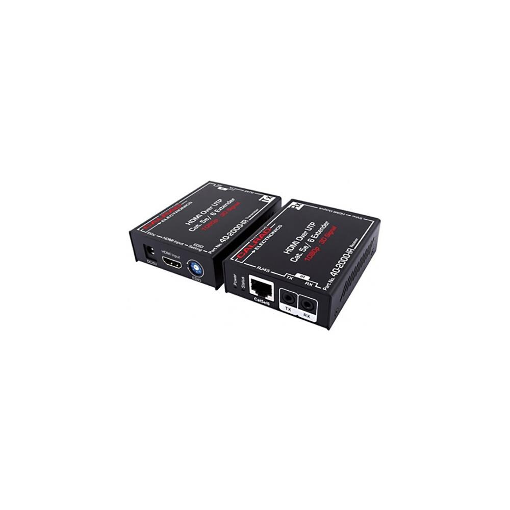  TCNCD383690 Calrad Electronics CLRD-40-2000-IR HDMI Balun Transmitter and Receiver Set with IR Over Single Cat5e-Cat6 Cable Up to 150 ft.