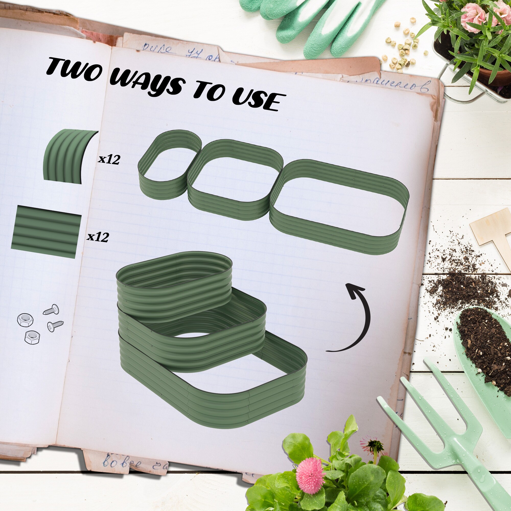 Damerin W229RA Raised-Garden-Beds - View #7