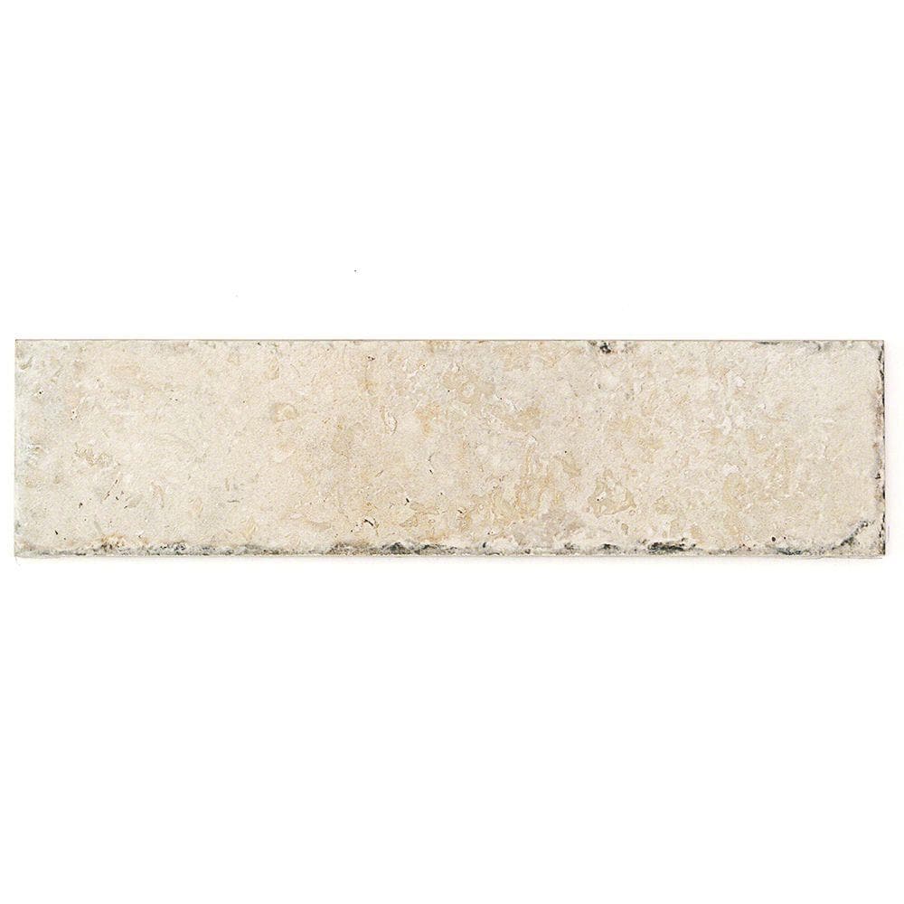 Artmore Tile EXT3RD103934 Sample- Ravello Pergamo 4-in x 8-in Natural Porcelain Stone Look Floor and Wall Tile