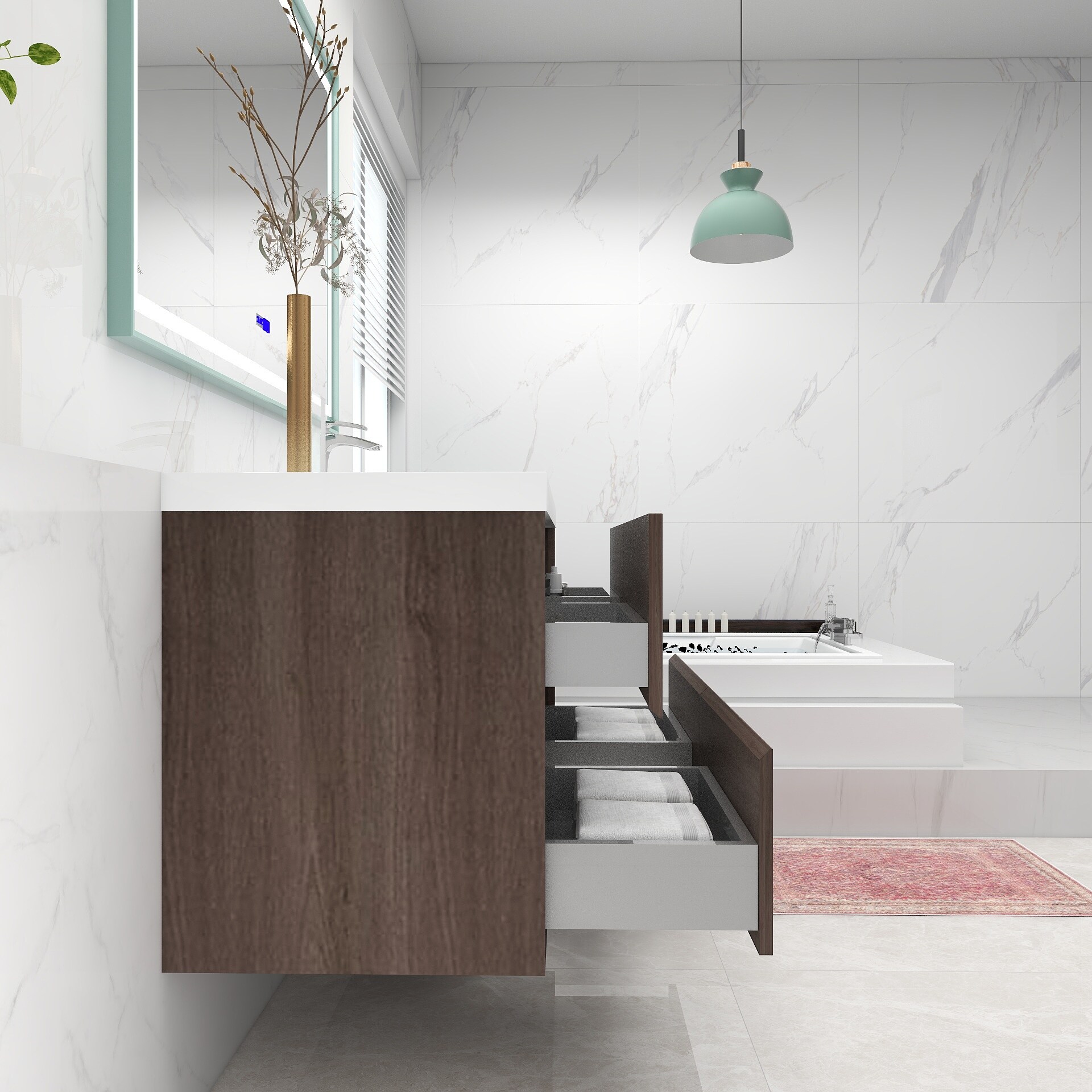 BV Better Vanity SLIM48S-RO Bath-Vanity-Combo - View #5