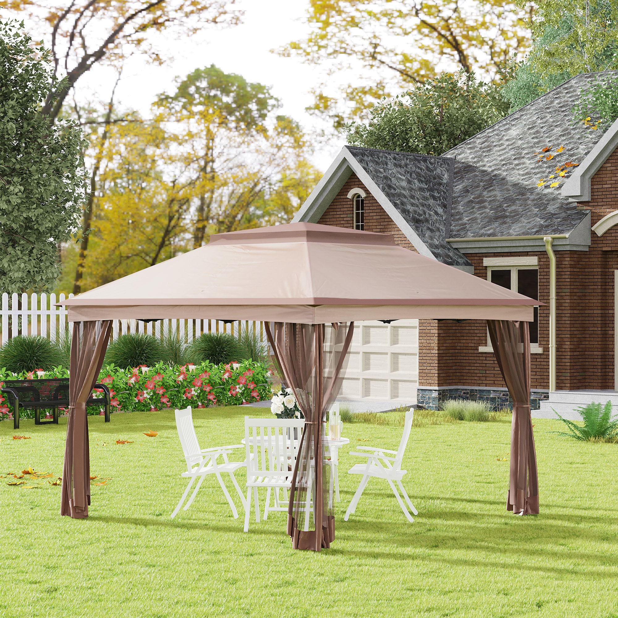 Damerin Z-GA19 Wood-Resin-Gazebos - View #2