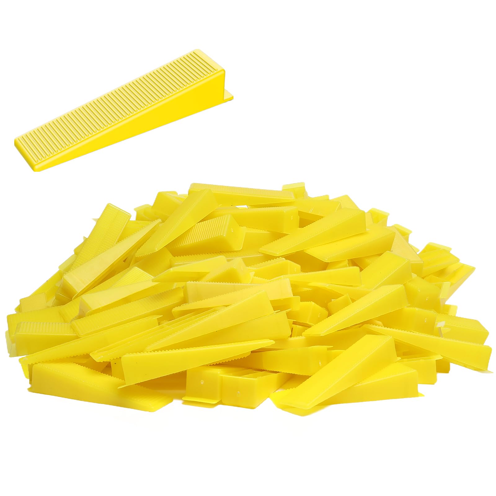 Phyfalip 1000pcs Tile Leveling Wedges Kit for 1/8 inch 1/16 inch 1/32 inch Tile Spacers Reusable PVC Tile Leveler for Ceramic Marble Floor Wall #LPF0502U18