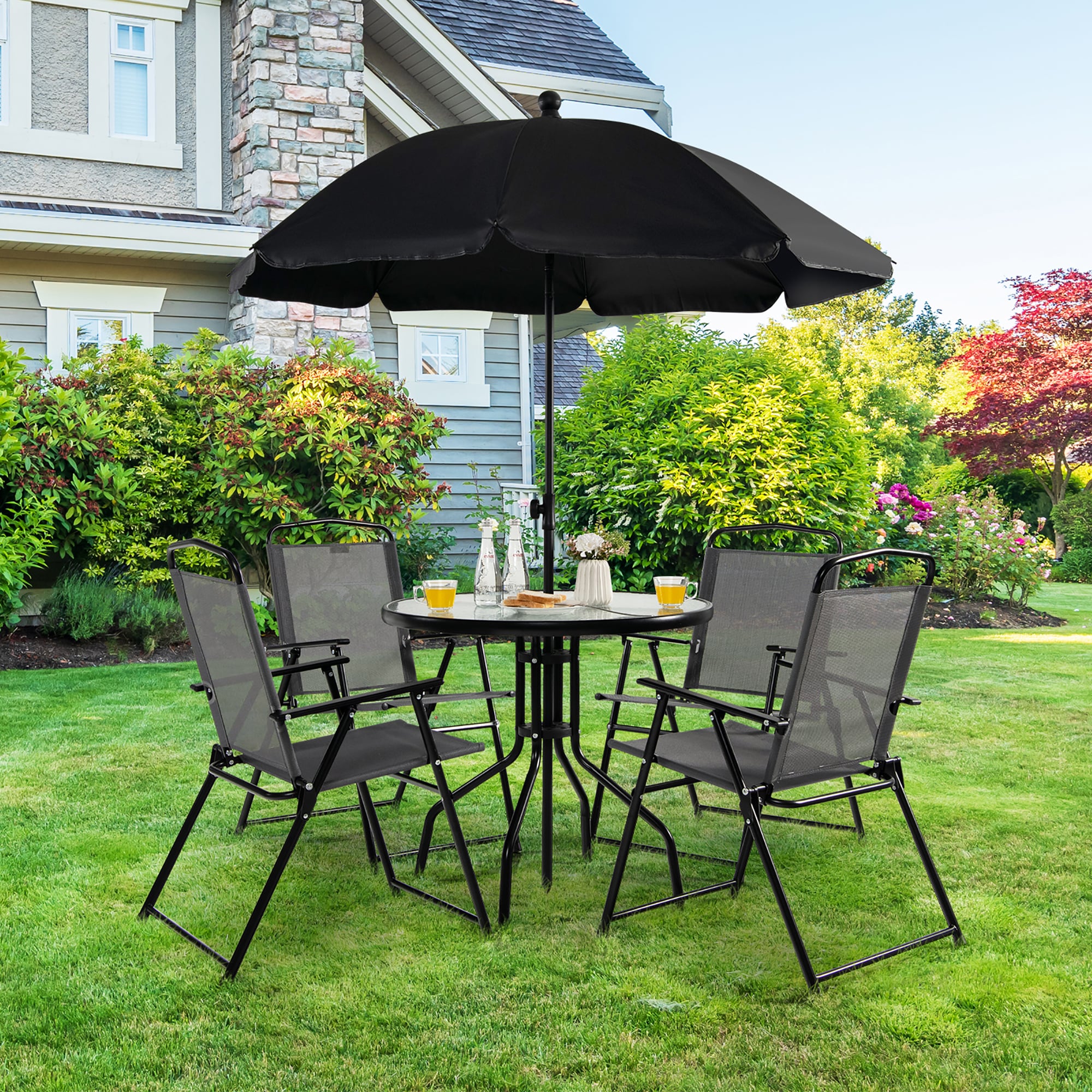 Costway NP10472GR Patio-Dining-Sets - View #7