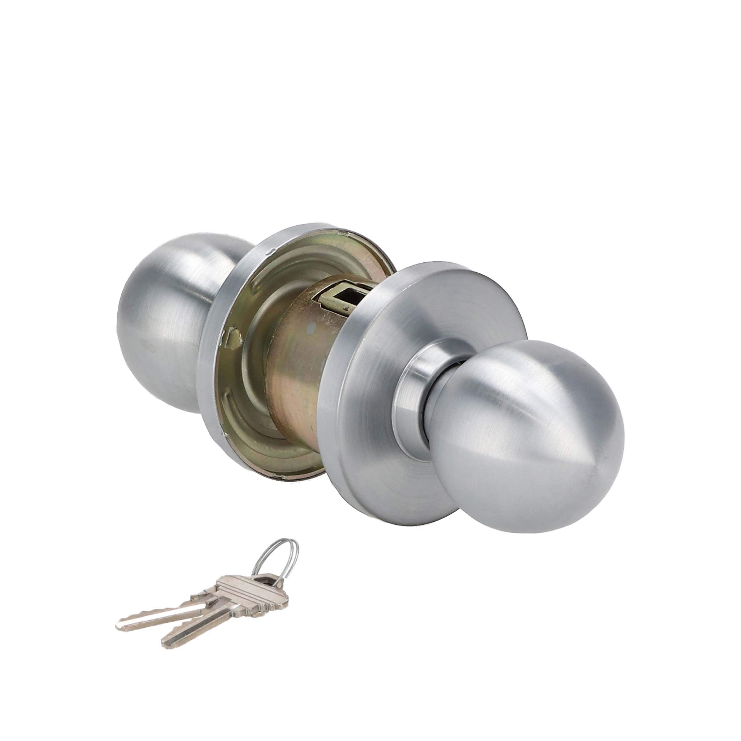 L.I.F Industries LOWPASB26 Commercial LIFE Security Products Silver Interior/Exterior Bed/Bath Hall/Closet Passage Door Handle
