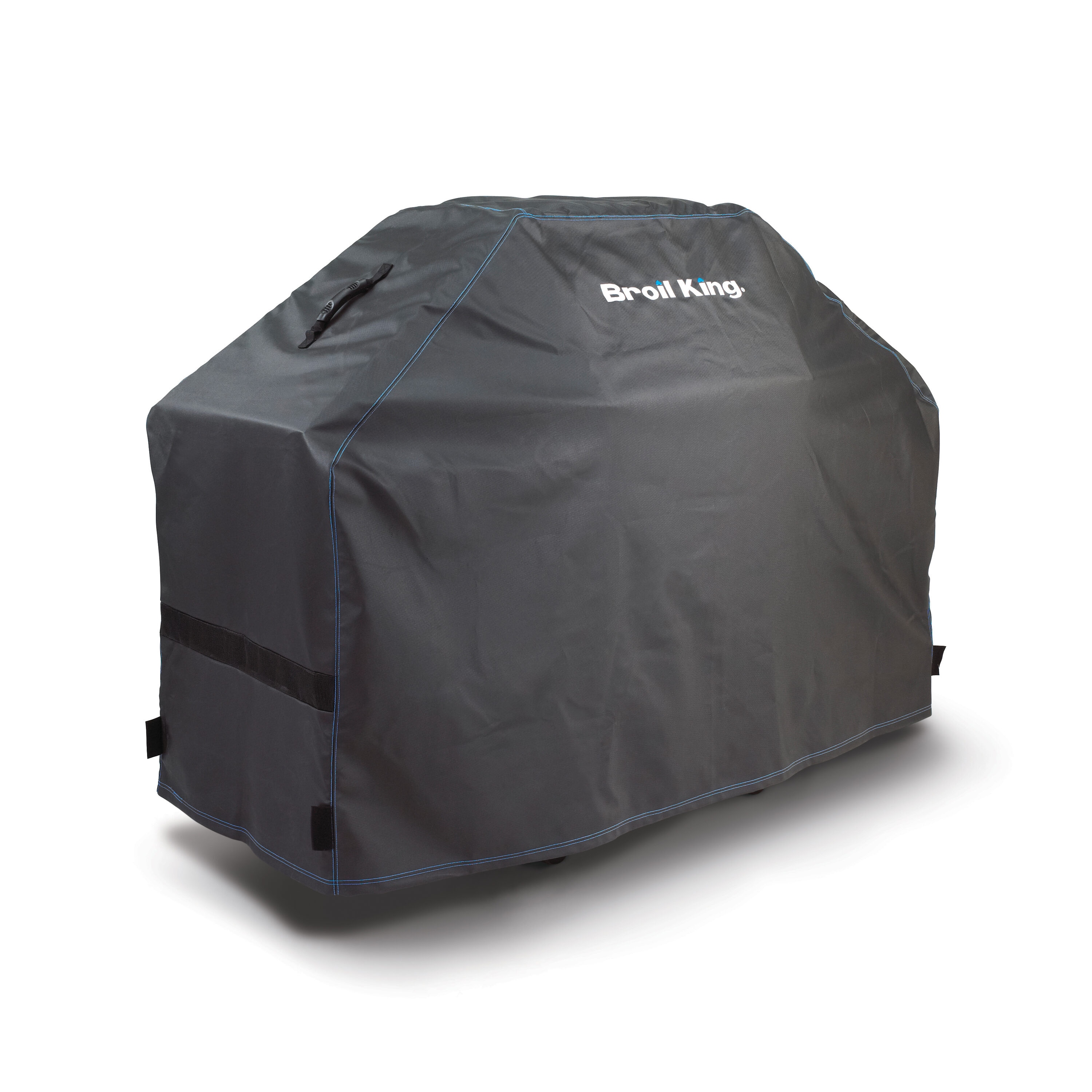 Broil King 68487 Premium 58-Inches W x 46-Inches H Black with blue accent stitching Gas grill Cover