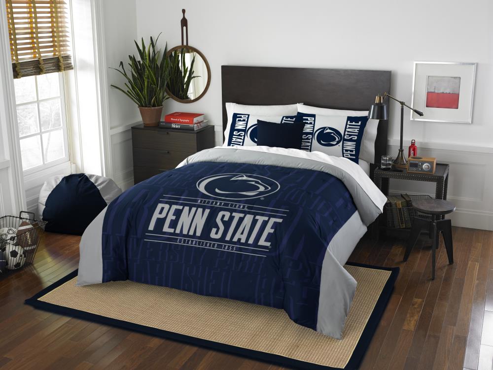 The Northwest Company 1COL849000024EDC Penn State Nittany Lions Col 849 Modern Take F/Q Comforter Set 3-Piece Multi Full/Queen Comforter Set