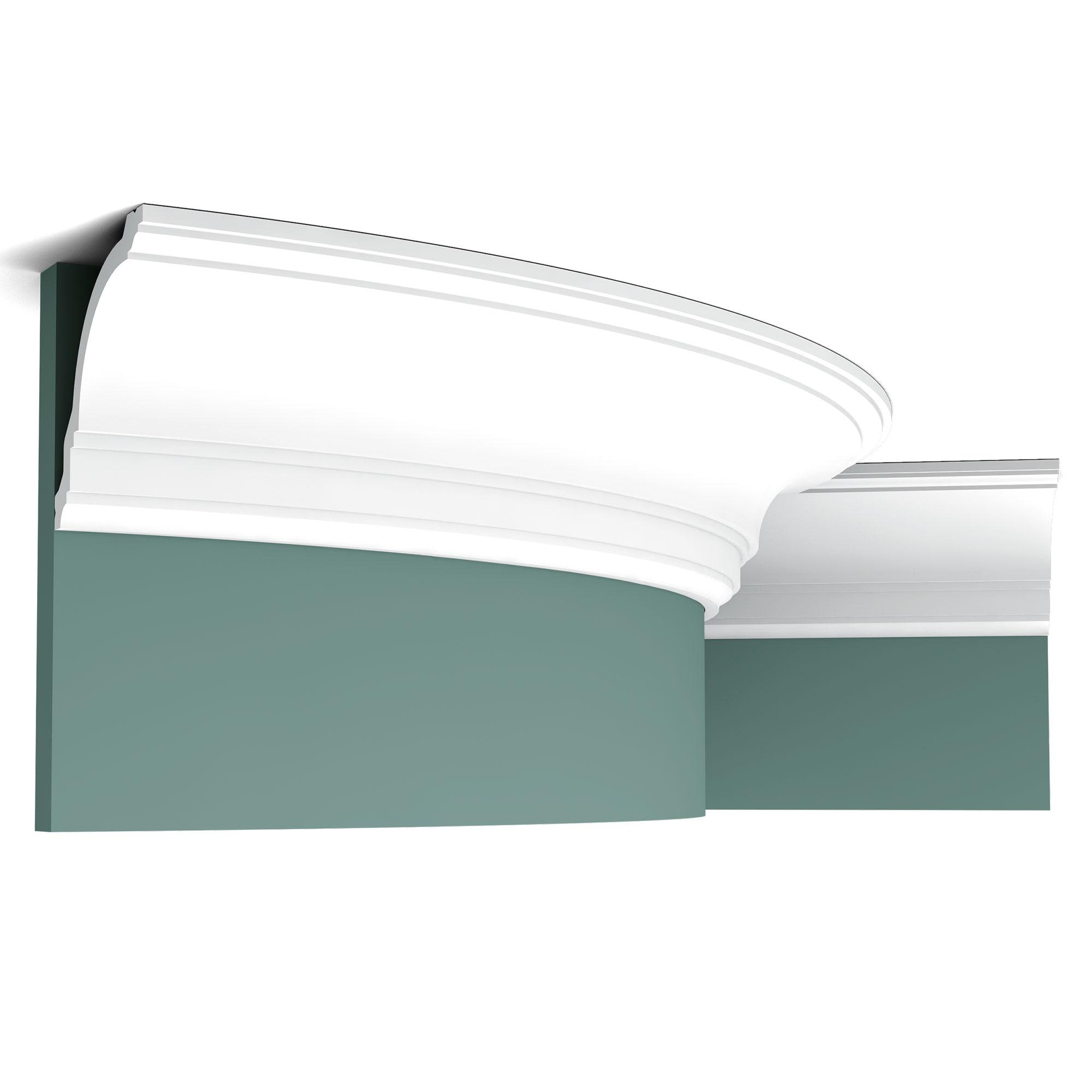 Orac Decor CX106F 6-3/8-in x 78-in Primed Polyurethane Crown Moulding