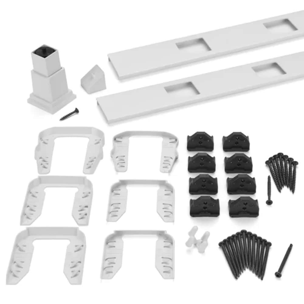 Trex WTSQSIK08FS Transcend 3.81-in x 99-in Classic White Unfinished Composite Exterior Connector