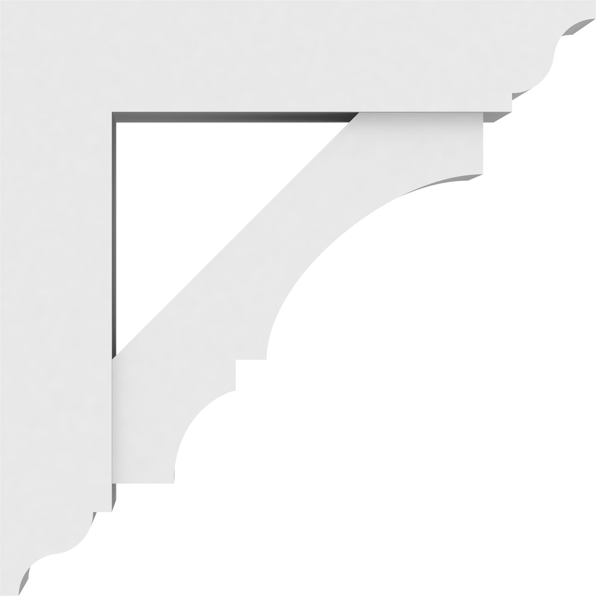 Ekena Millwork BKTP05X16X16BOA01 Exterior-Brackets-Braces - View #3