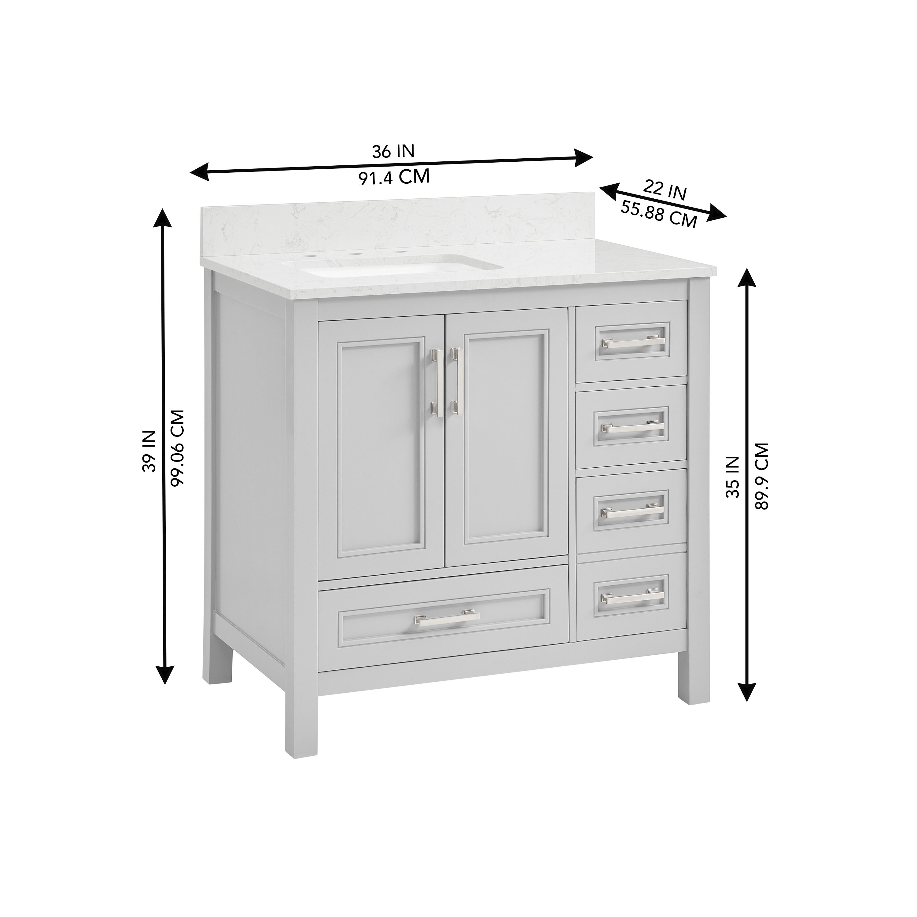 allen + roth 1541VA-36-242-925 Bath-Vanity-Combo - View #12