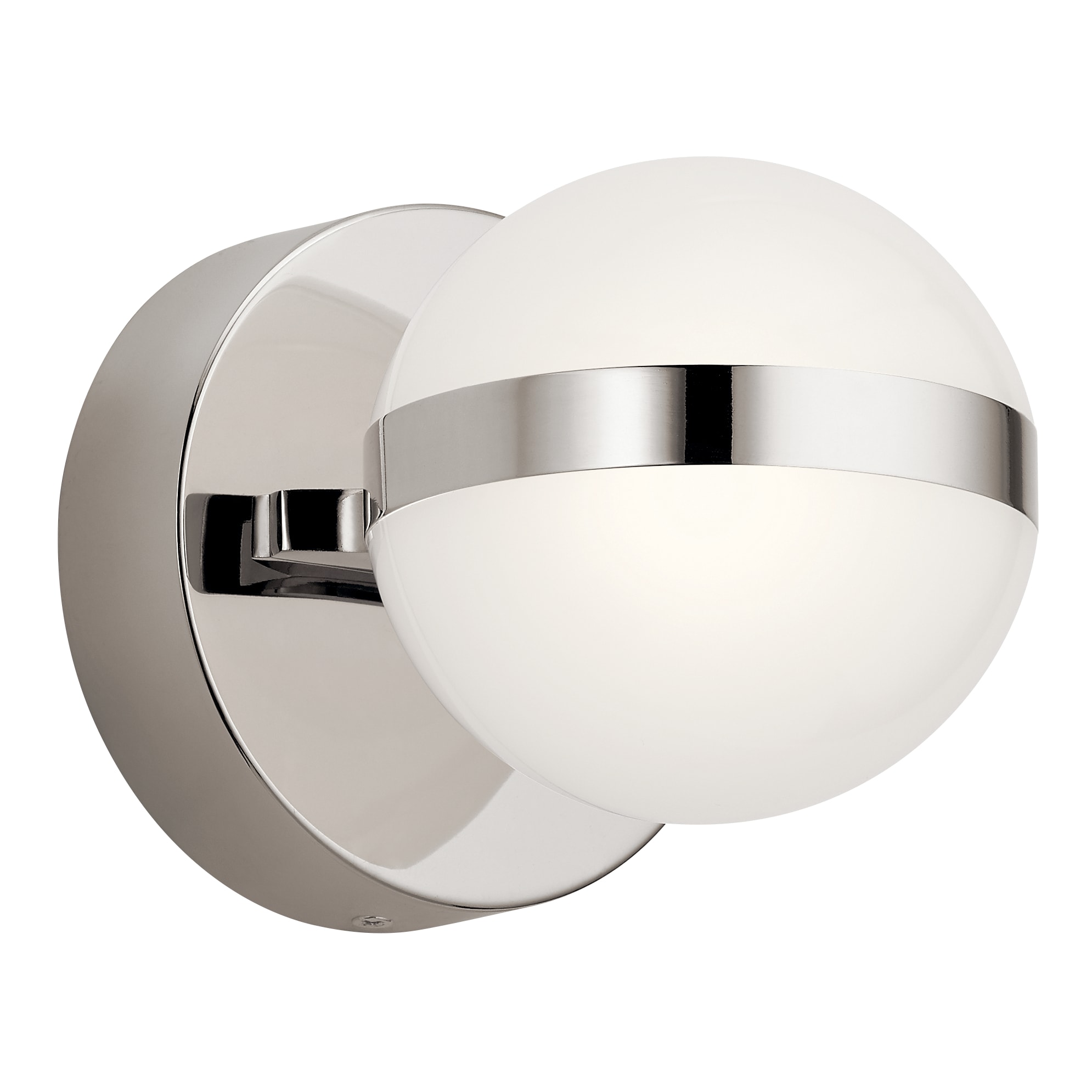 elan 85090PN Brettin 5.25-in 1 -Light Polished Nickel Integrated LED Modern/contemporary Vanity light