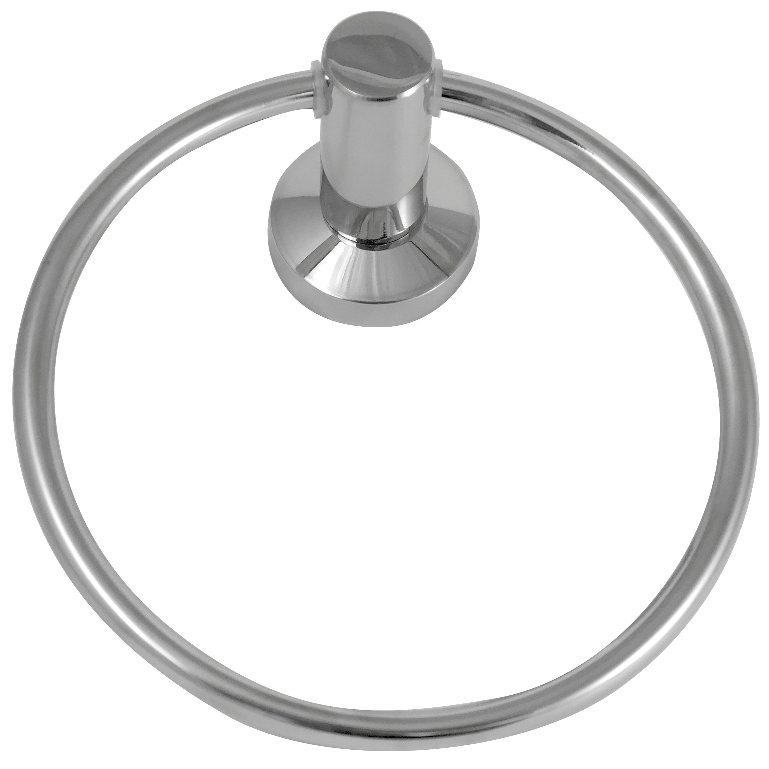 Paradise Bathworks 66026 Nirvana Polished stainless steel Wall mount Single Towel Ring
