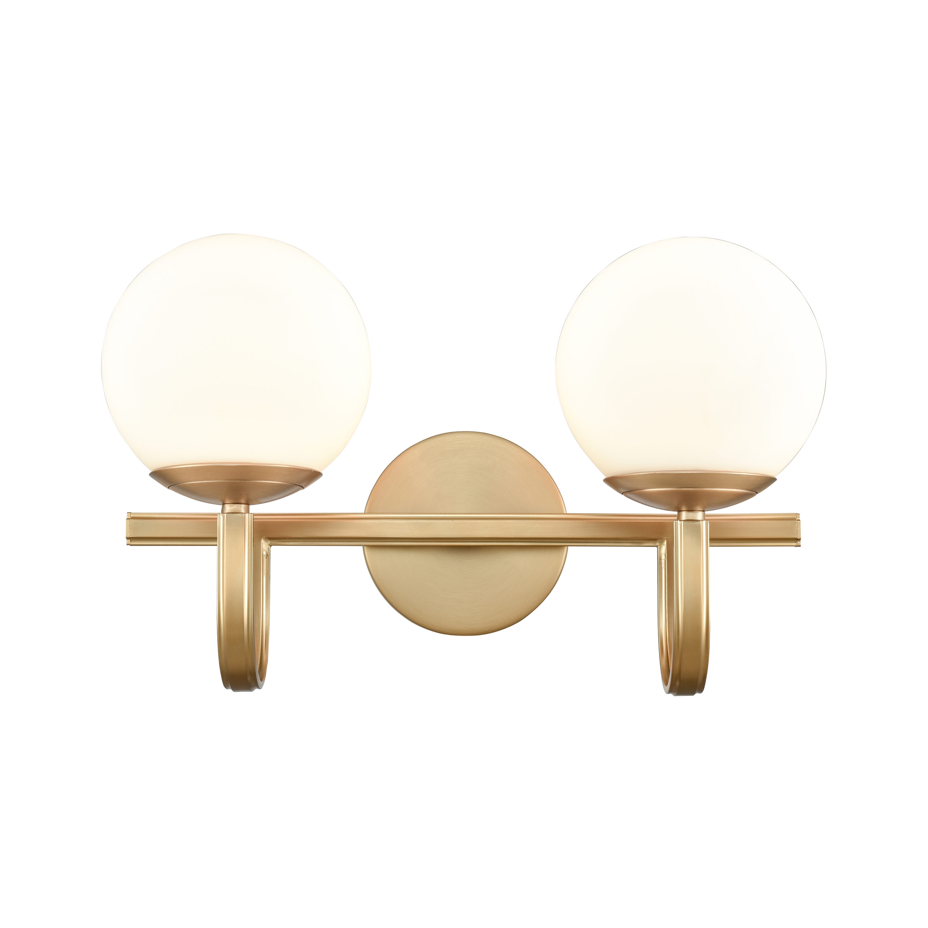 Westmore by ELK Lighting LW-202302010188 Chestnut 16-in 2 -Light Brushed Gold Modern/contemporary Vanity light