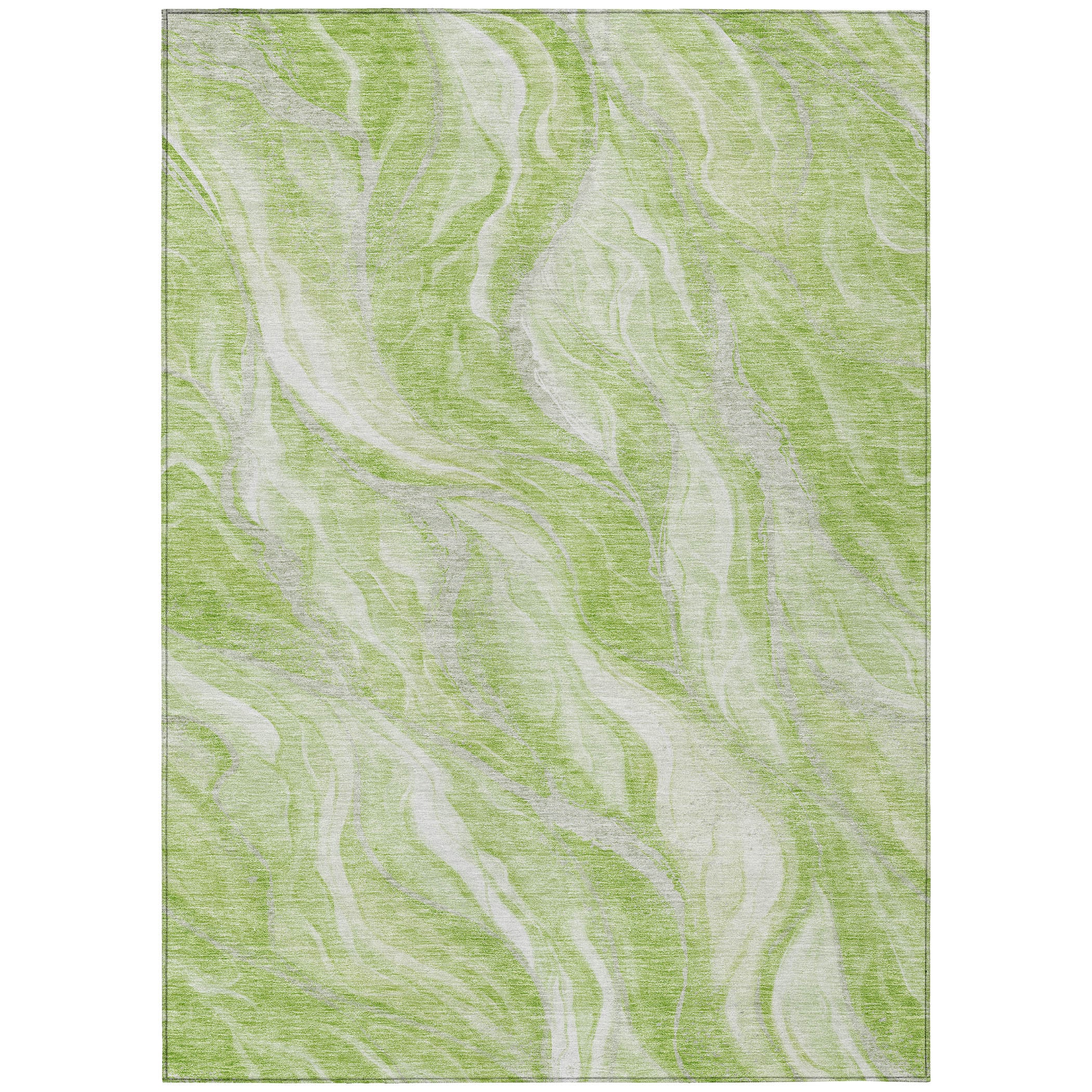 Addison Rugs ACN720AL5X8 Chantille ACN720AL 5 x 7 (ft) Polyester Aloe Rectangular Indoor/Outdoor Geometric Machine washable Area rug