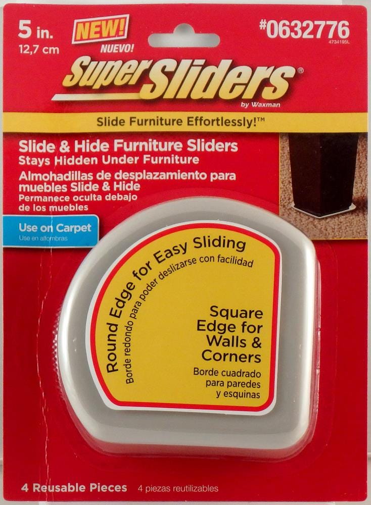 Super Sliders #4703395N Beige 5Sq. Appliance movers on any surface. 4  pieces.