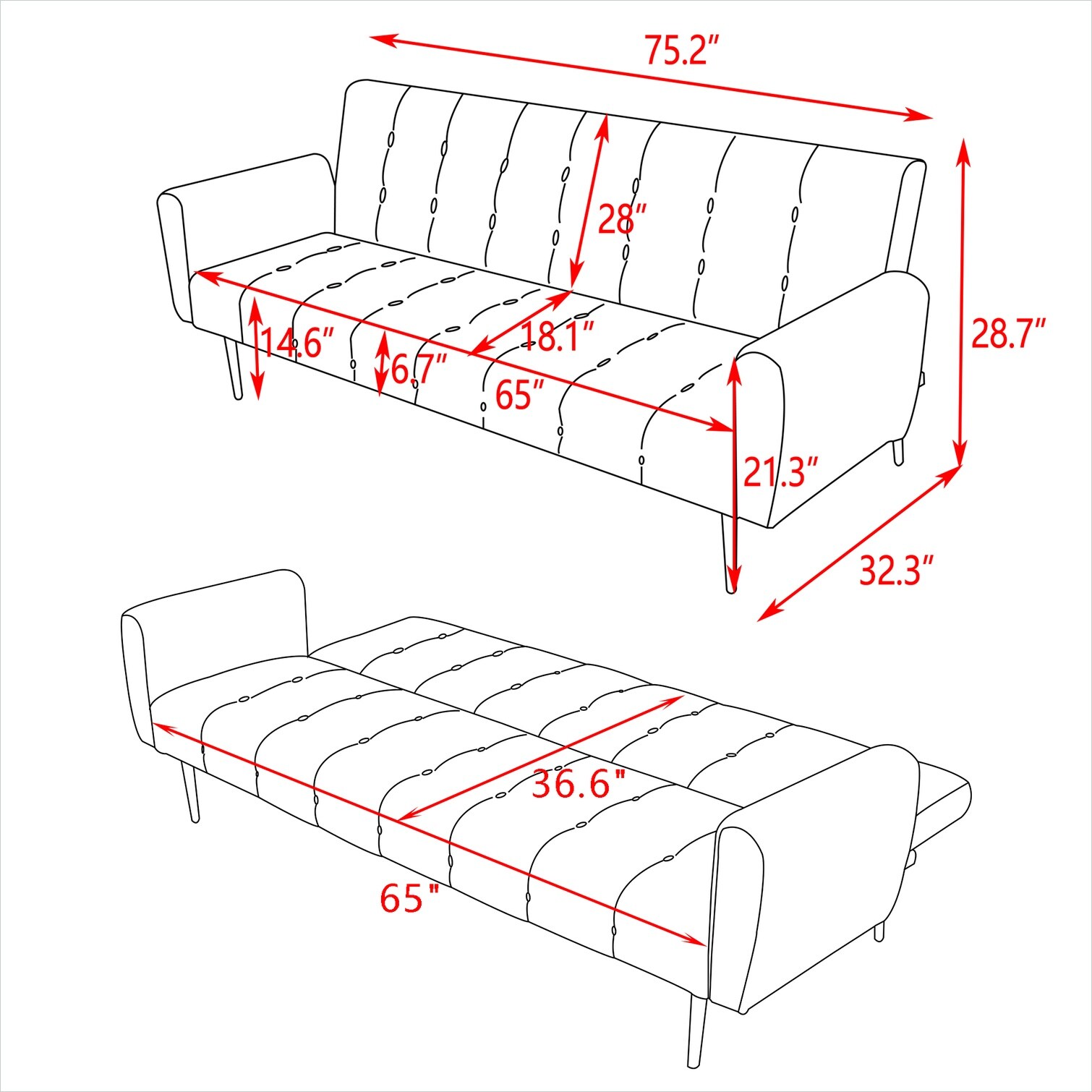 SunJet JY6C83RQRYOE Sofas-Loveseats - View #13