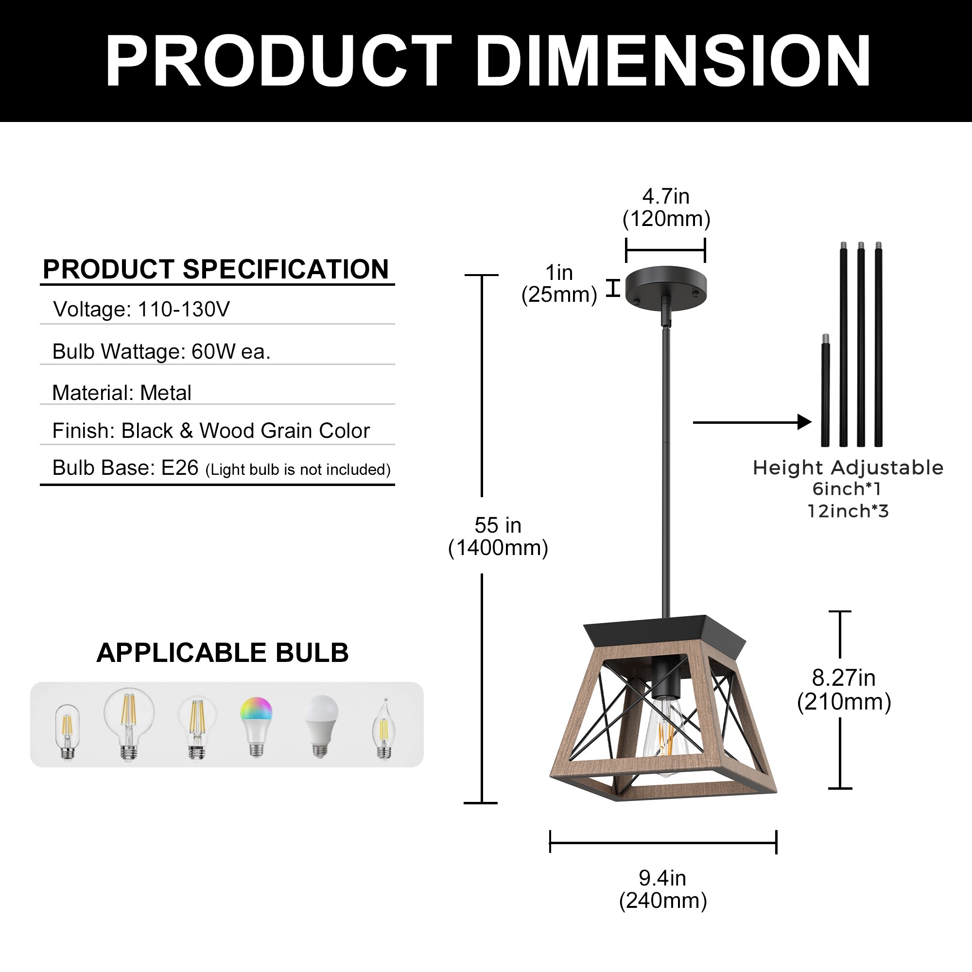 DORESshop LSC-BD-CX01201AGW Pendant-Lights - View #5
