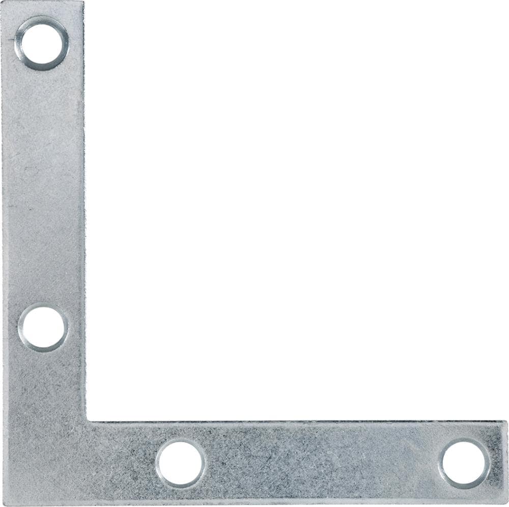 Hillman 851087 3-Inches x 0.5-Inches x 0.5-Inches Zinc-plated Steel Corner brace 20 -Pack