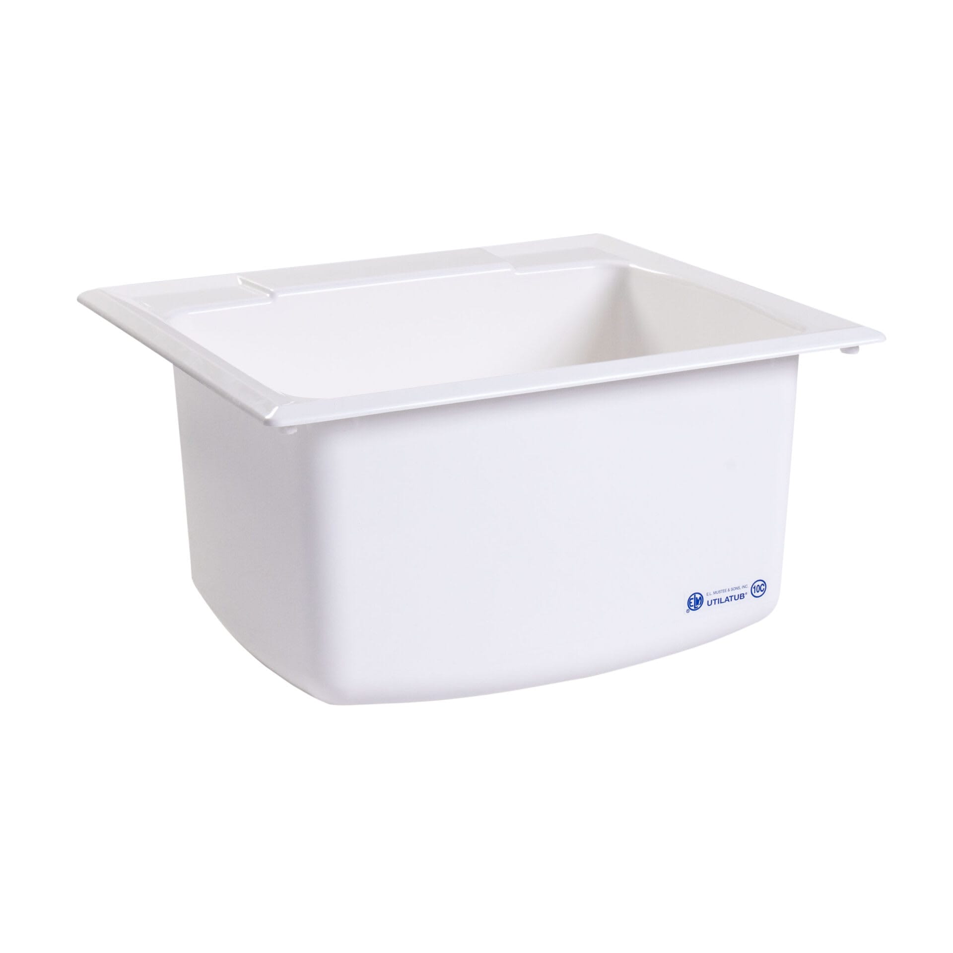 Mustee 22-Inch x 25-Inch Fiberglass Utility Sink in White