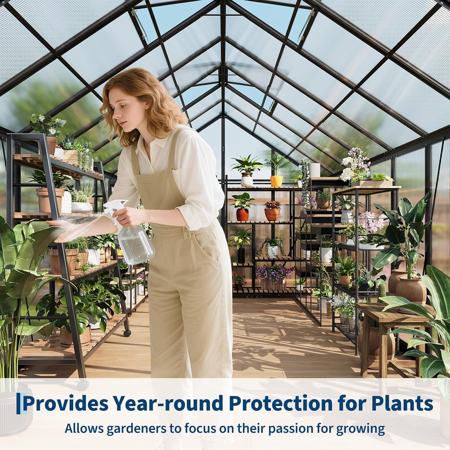 Qeetex GWPPG-33GSHWRB greenhouses - View #3