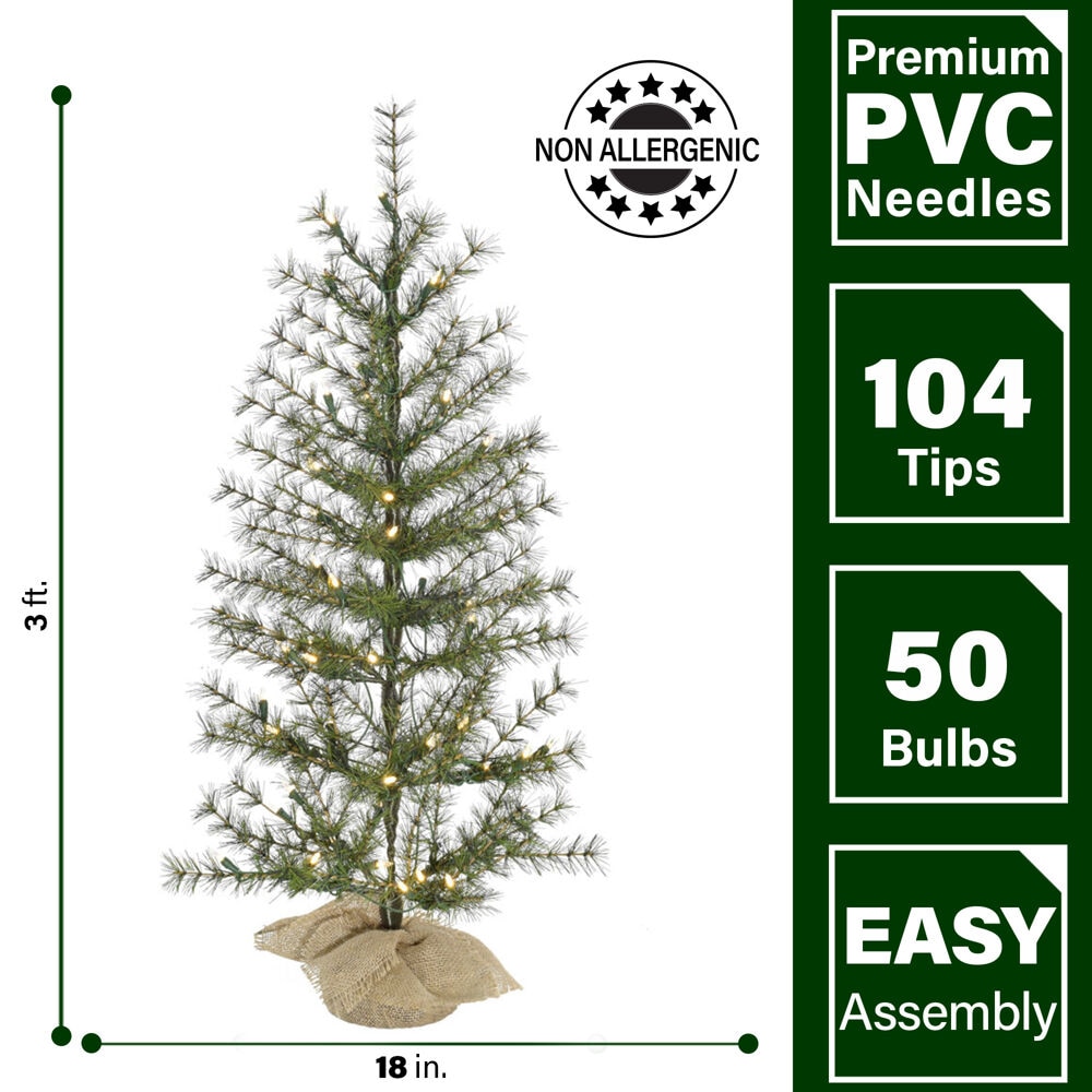 Fraser Hill Farm FFFF036-5GR/S2 Artificial-Christmas-Trees - View #3