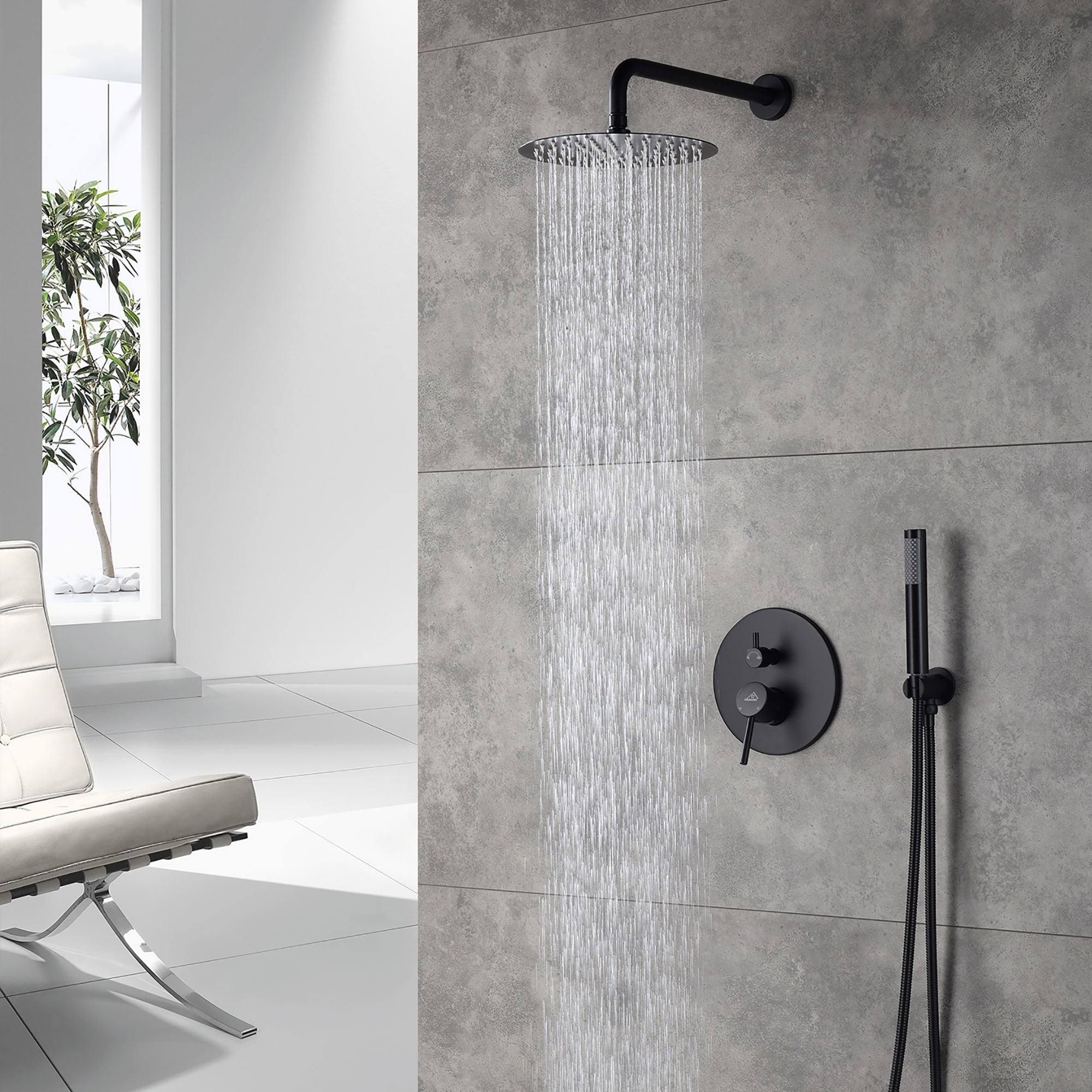 CASAINC M6610-A-10-MB Showerhead-Bar-Panels - View #4