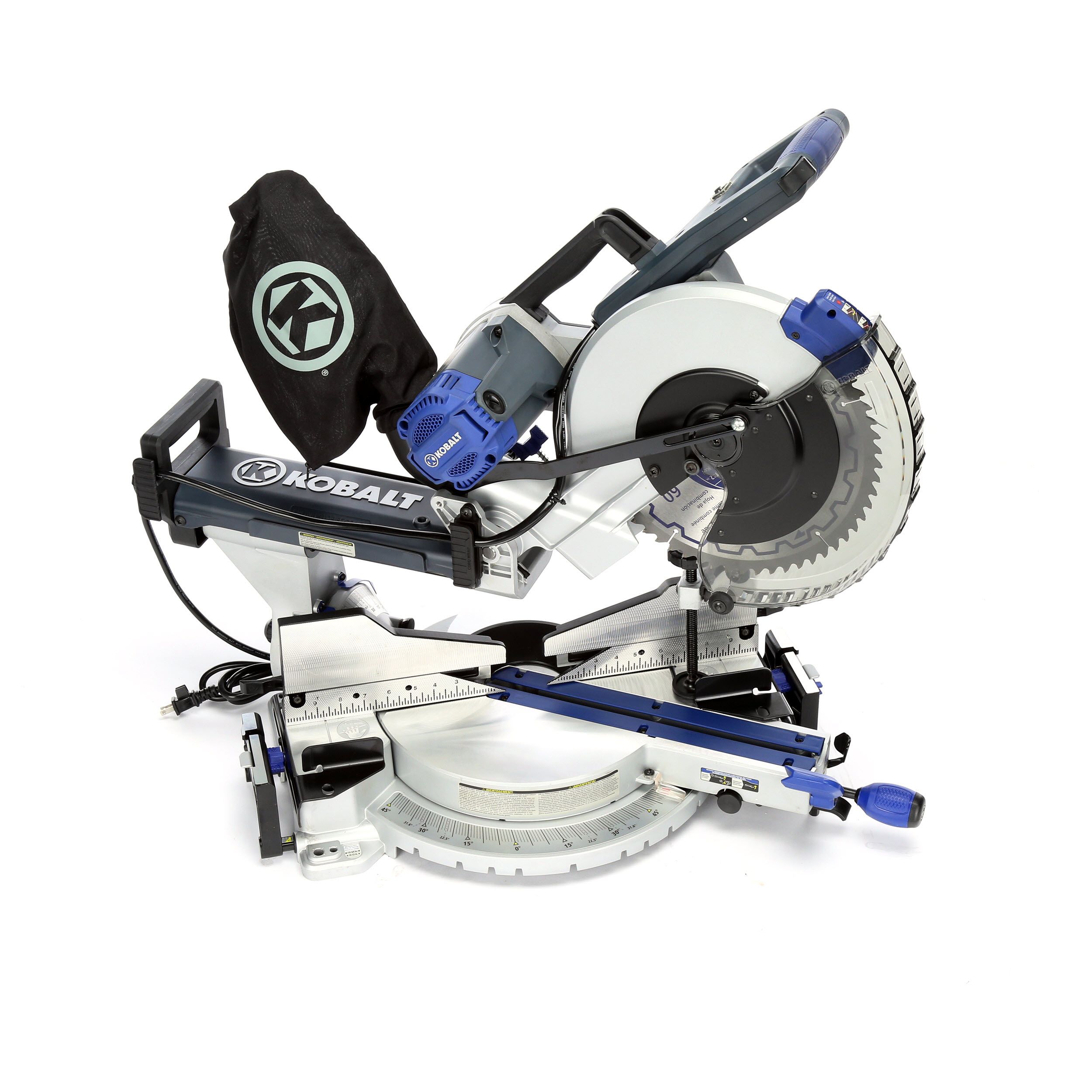 Kobalt 10-in Bevel Sliding Compound Miter Saw With Laser Guide At ...