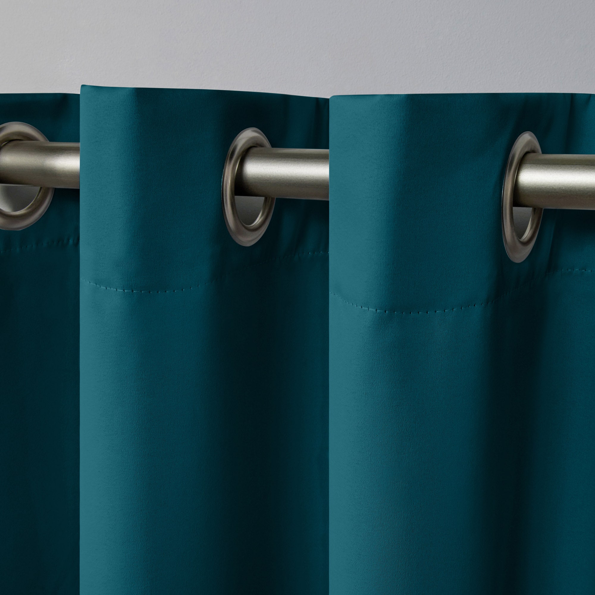 Exclusive Home 96-in Sapphire Teal Blackout Thermal Lined Grommet ...