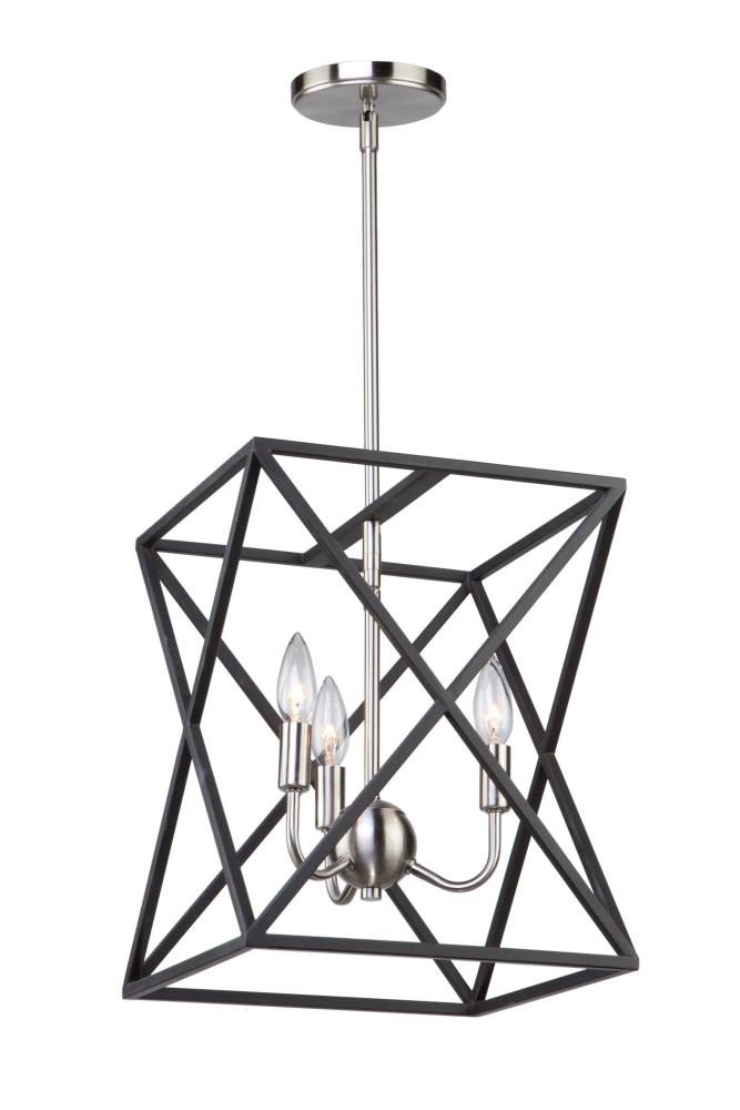 ARTCRAFT AC11041 Elements 4-Light Multiple Finishes Multiple Colors Transitional Dry rated Chandelier
