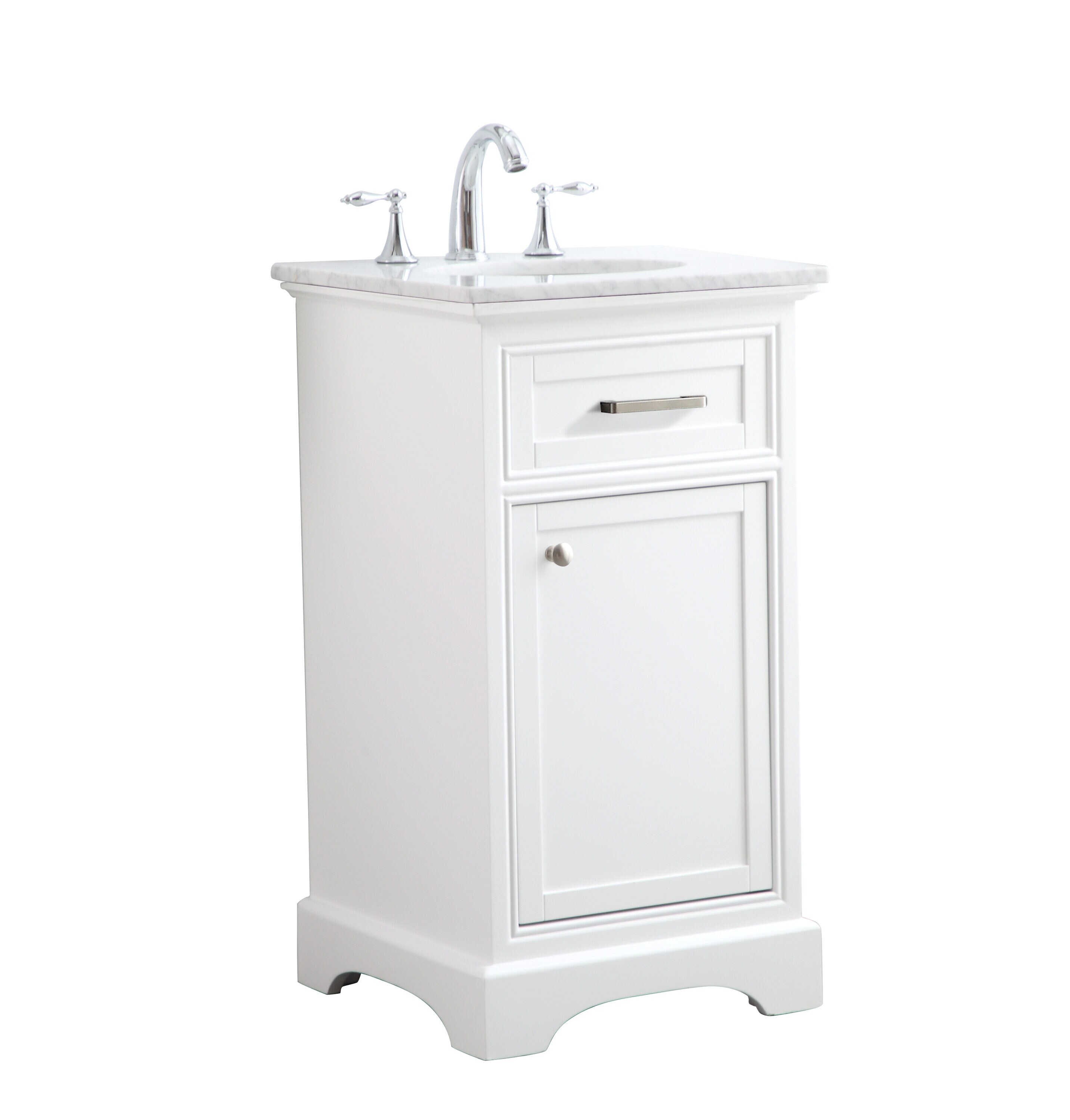 Elegant Decor HF45057WH Bath-Vanity-Combo - View #3