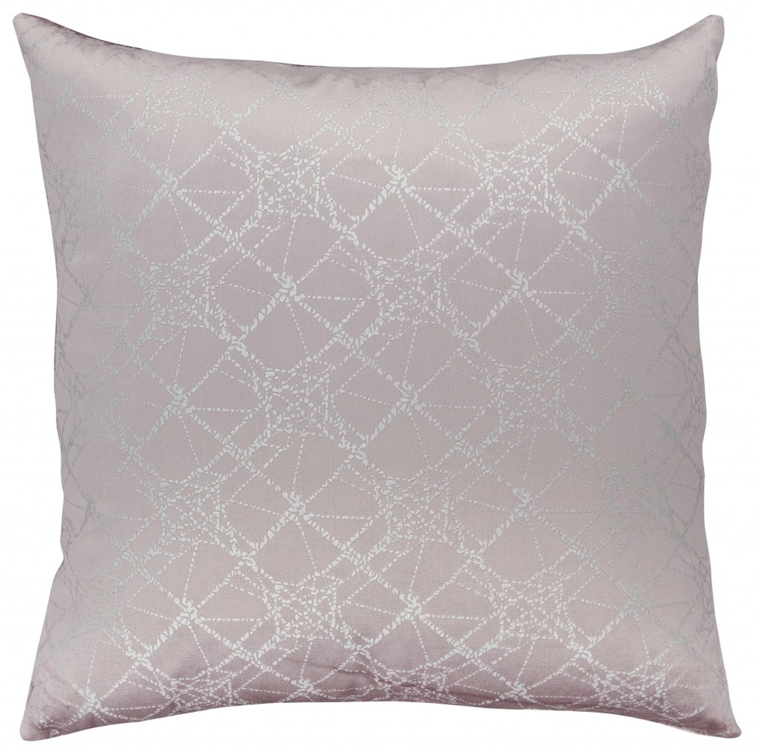 HomeRoots 4000386621 20-in x 20-in Grey Square Indoor Decorative Pillow