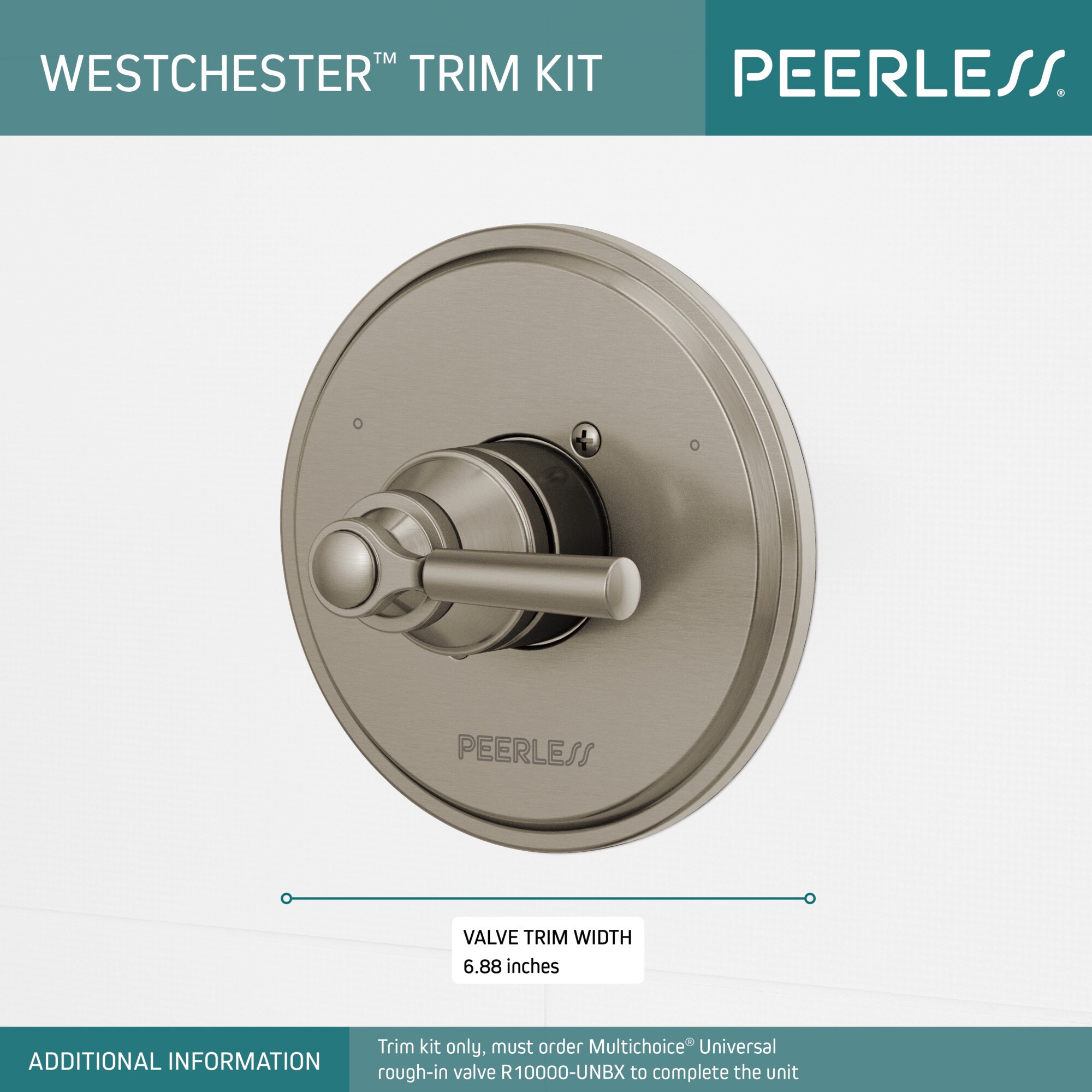 Peerless PTT14023-BN Bath-Shower-Facc - View #2