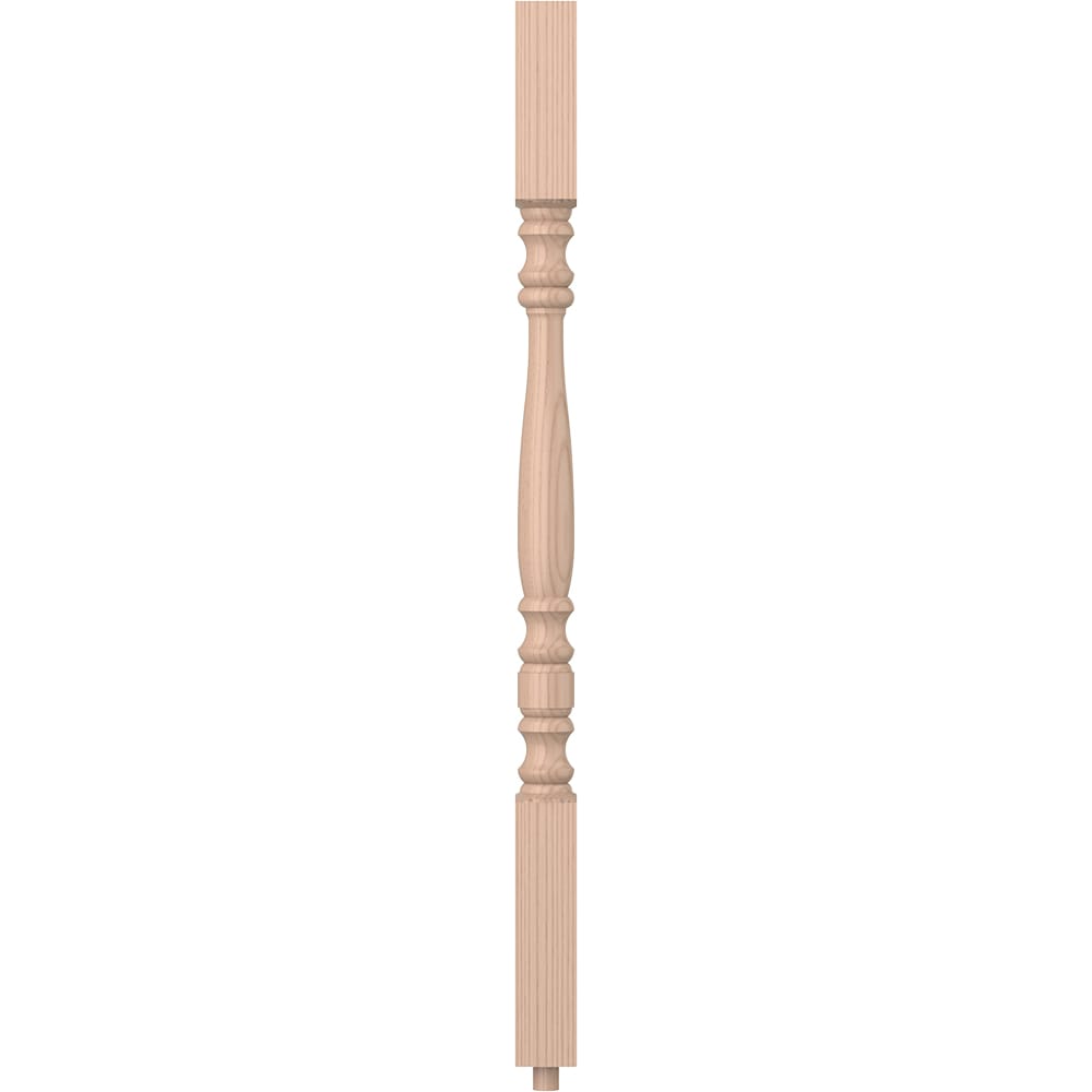 L.J. Smith Stair Systems S-5105-M 31 31-in x 1.75-in Unfinished Maple Square Top Stair Baluster