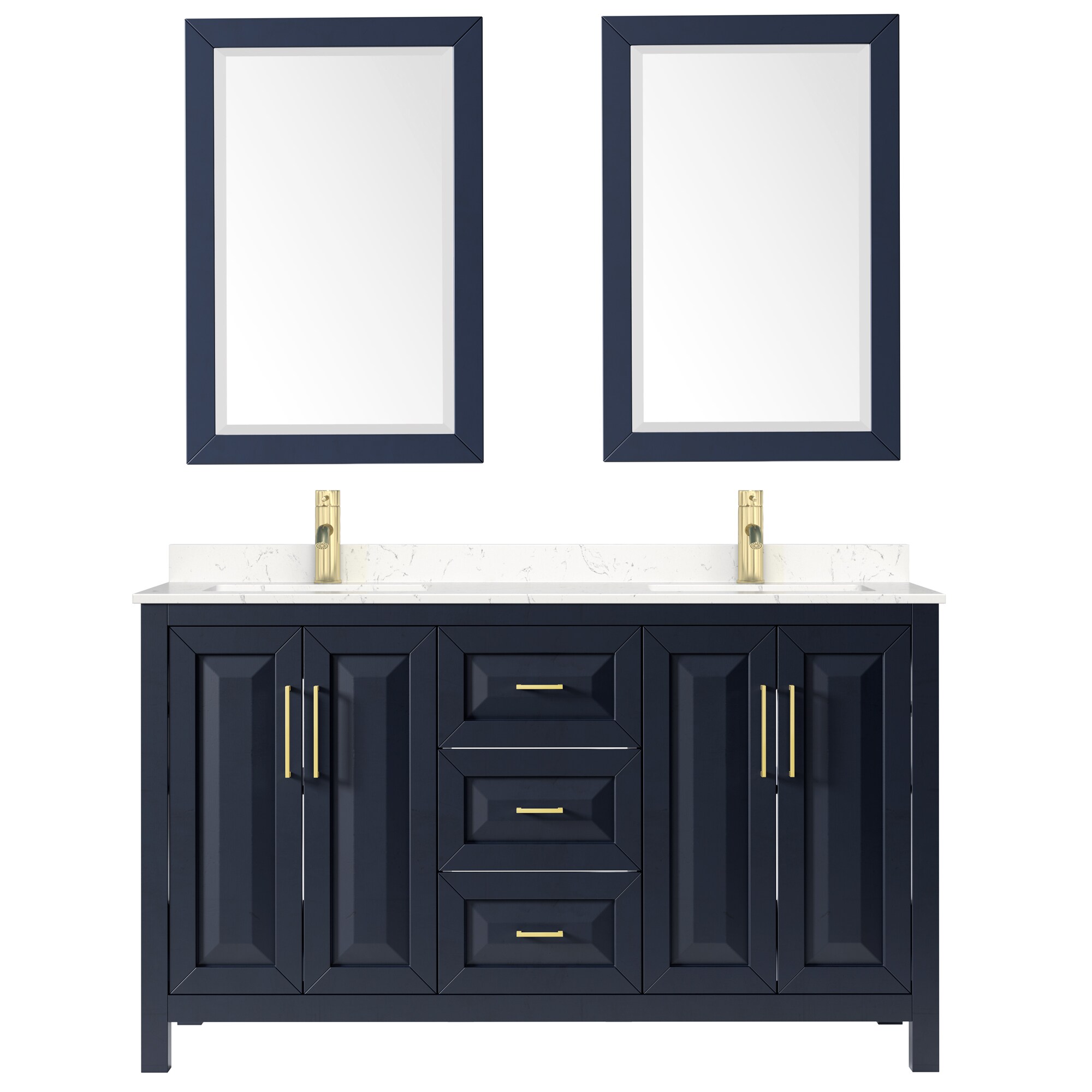 Wyndham Collection WCV252560DBLC2UNSM24 Bath-Vanity-Combo - View #3