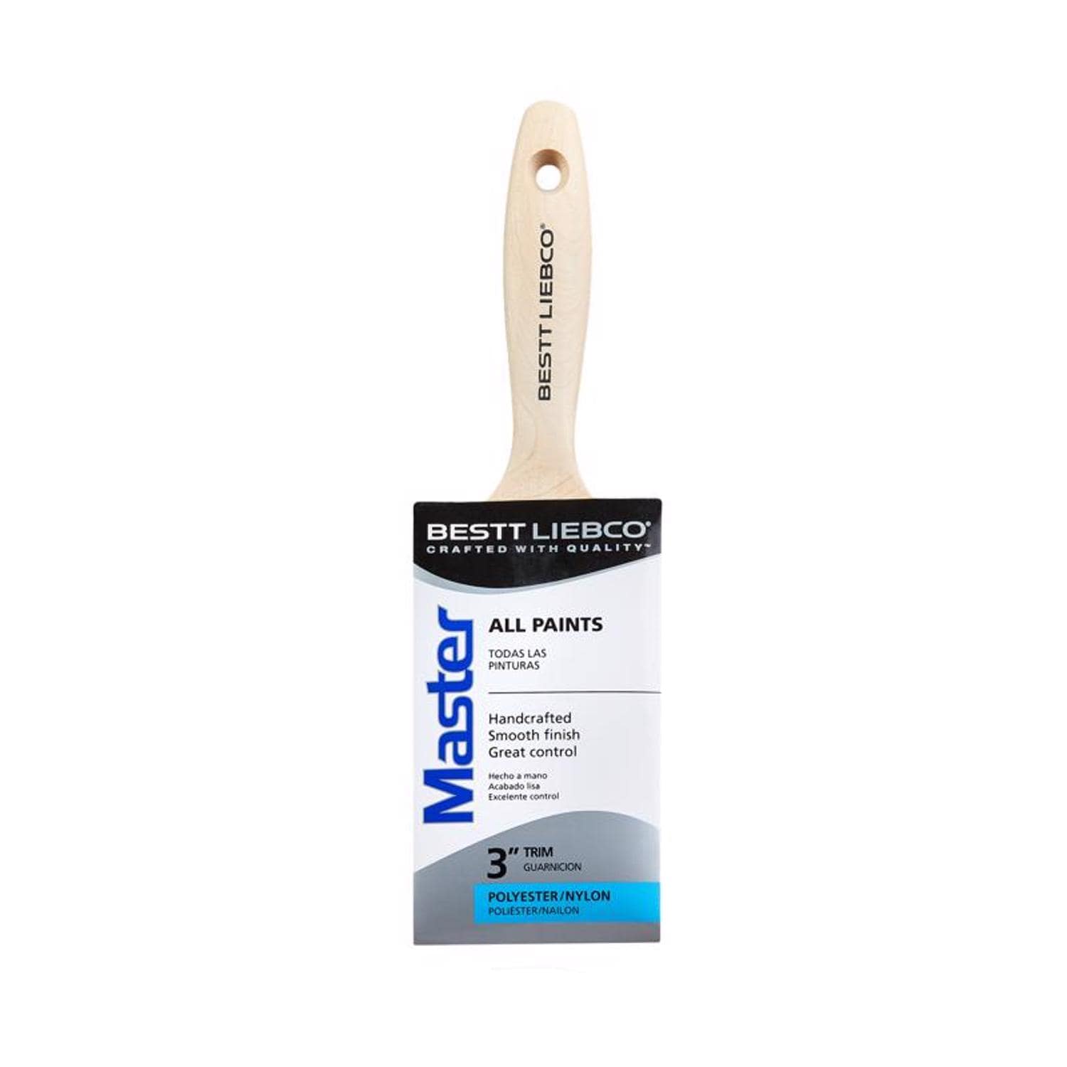 Bestt Liebco  Master 3 in. Flat Trim Paint Brush Case of 6