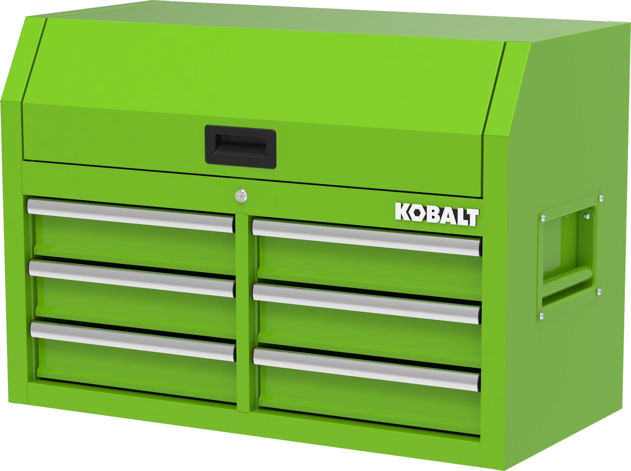 24.8-in W x 17.76-in H 6-Drawer Steel Tool Chest (Green) | - Kobalt 410-166-0131
