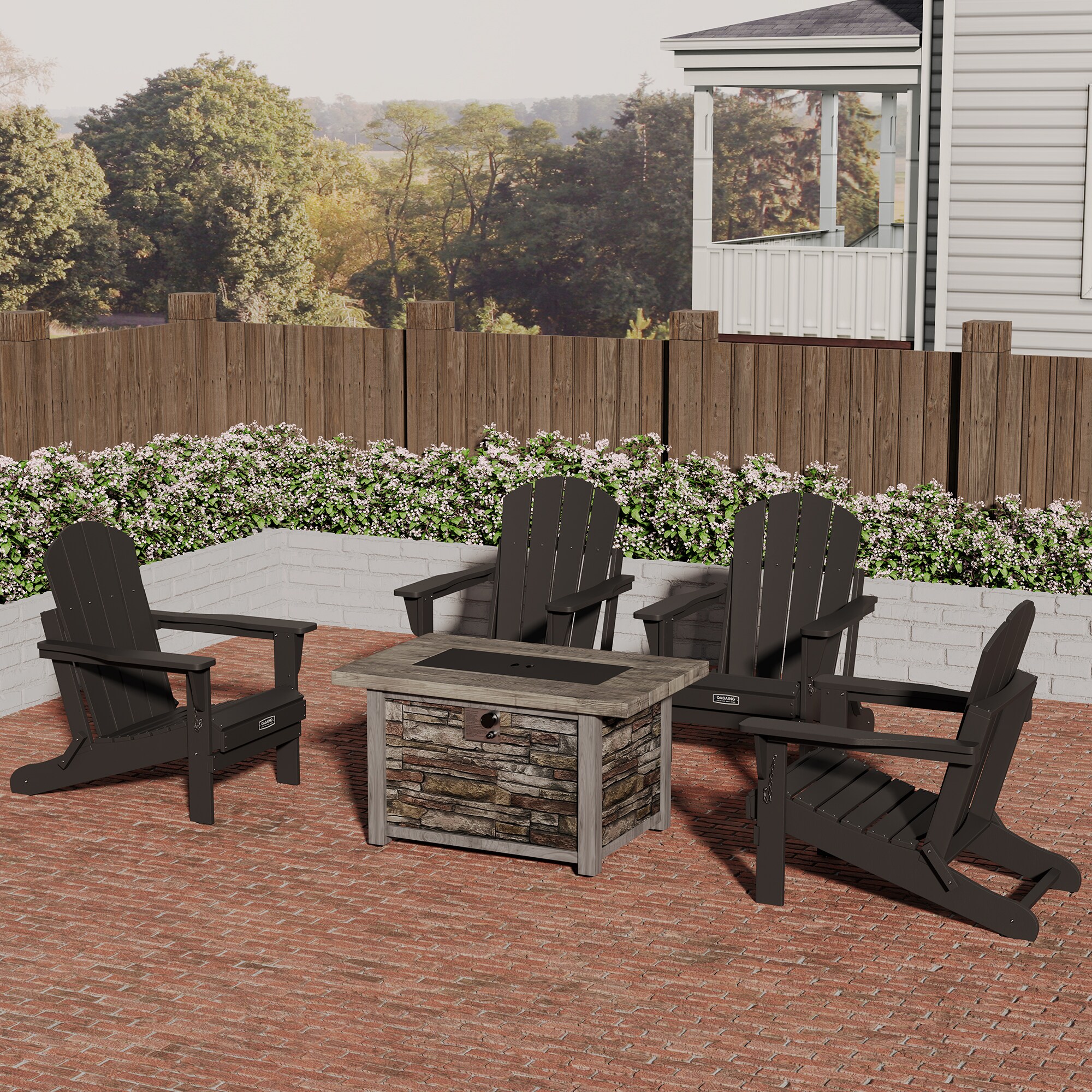 CASAINC 5 Piece Patio Conversation Set In The Patio Conversation Sets   66300890 