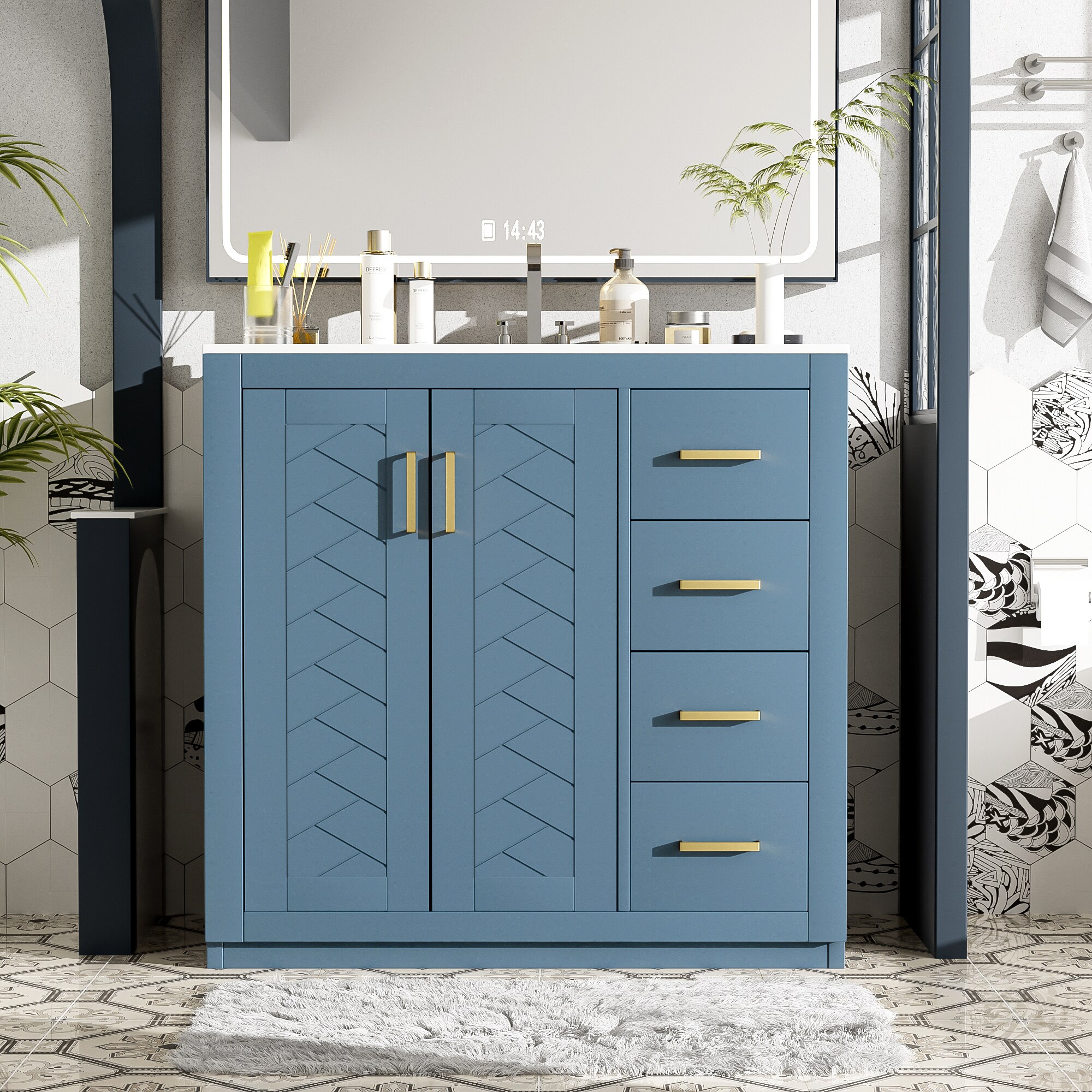 LOVMOR SF-R-N710P243327M Bath-Vanity-Combo - View #3