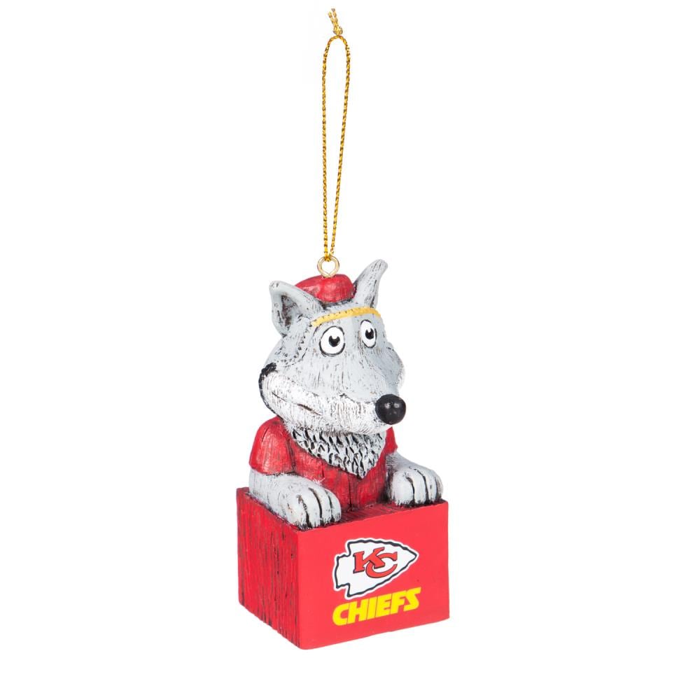 Kansas City Chiefs NFL 2 Pack Glass Ball Ornament Set